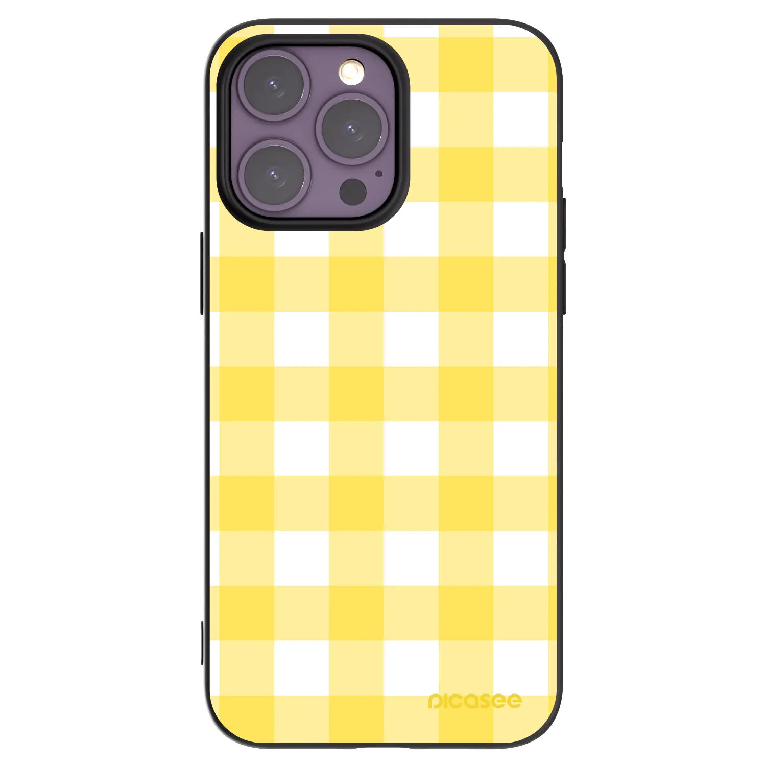 Picasee silikonový černý obal pro Apple iPhone 14 Pro Max - Gride lemon