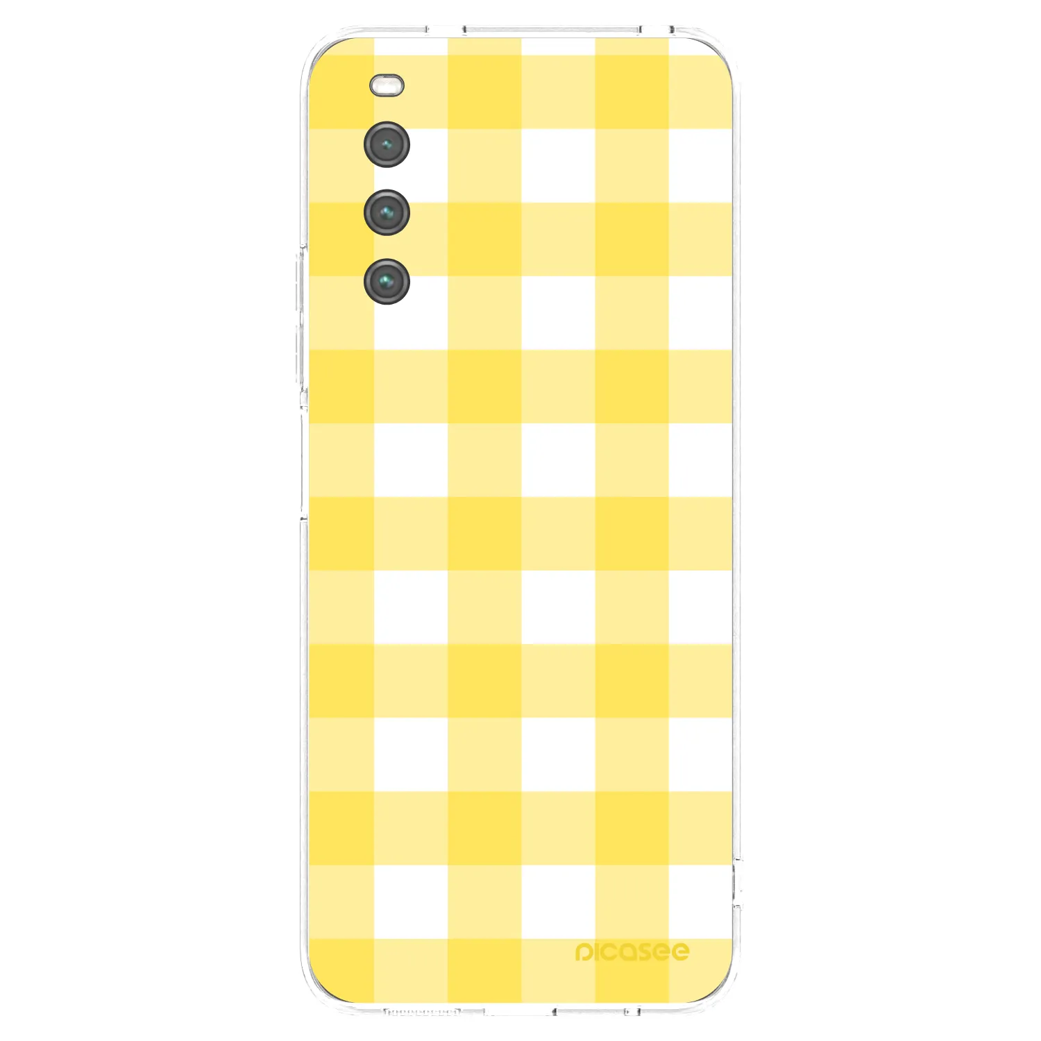 Picasee silikonový průhledný obal pro Sony Xperia 10 IV 5G - Gride lemon
