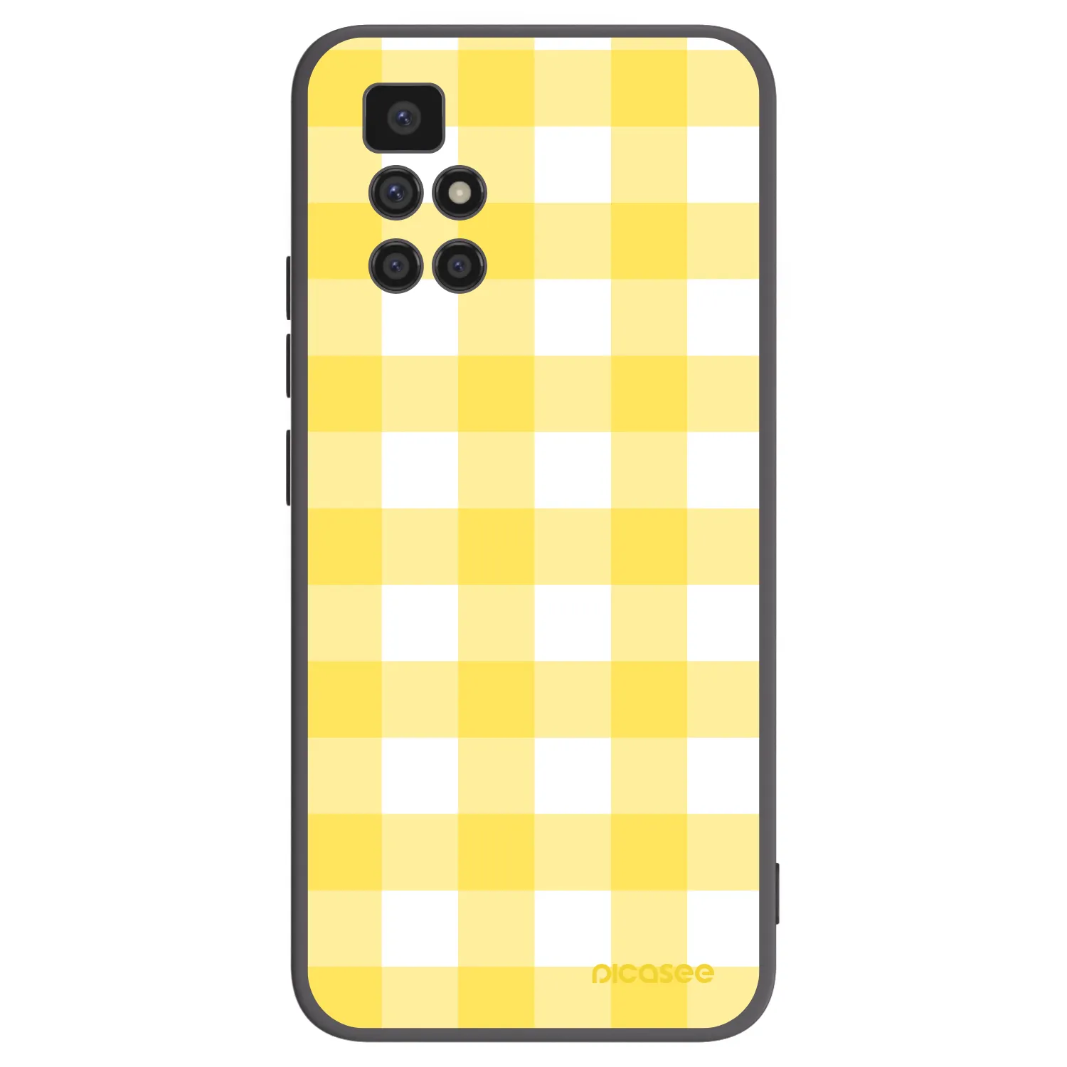 Picasee silikonový černý obal pro Xiaomi Redmi 10 (2022) - Gride lemon