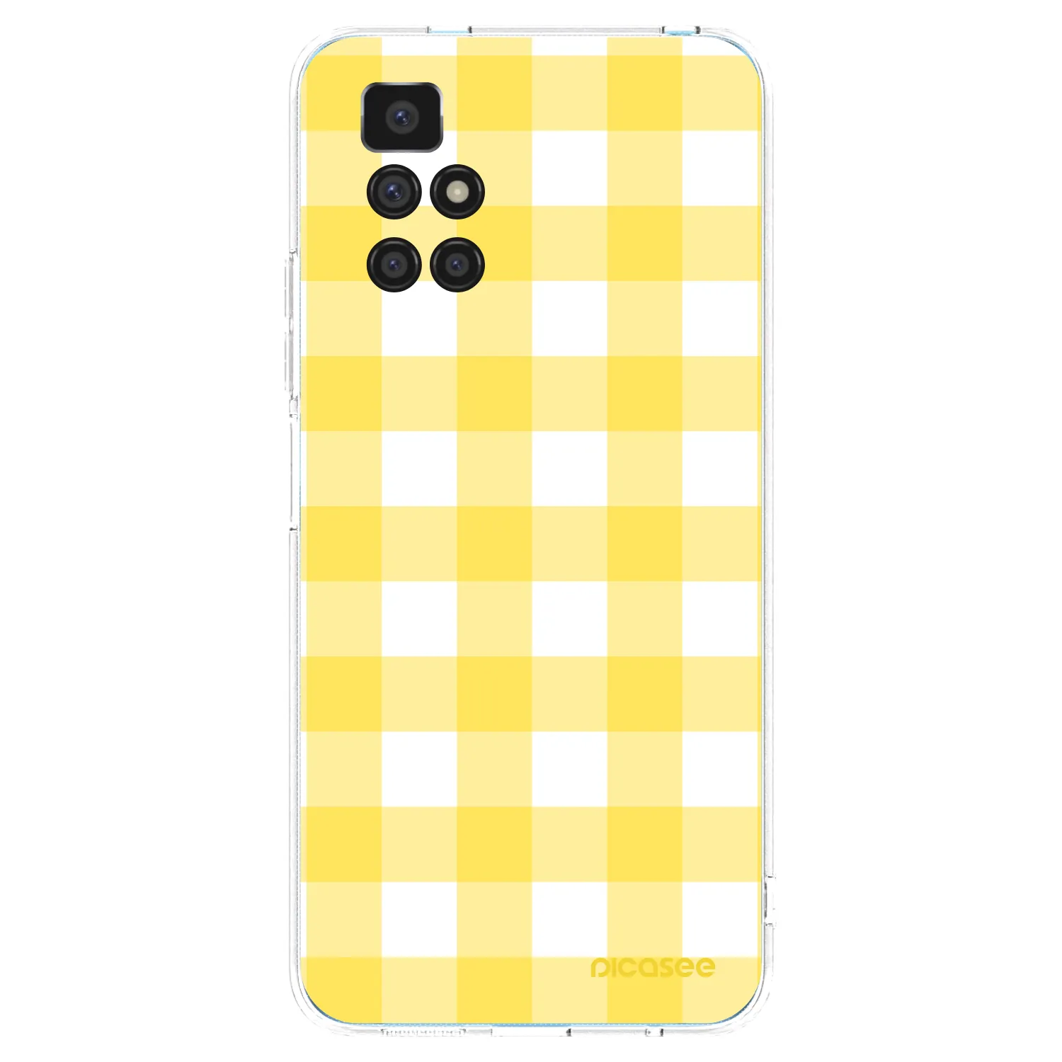 Picasee silikonový průhledný obal pro Xiaomi Redmi 10 (2022) - Gride lemon