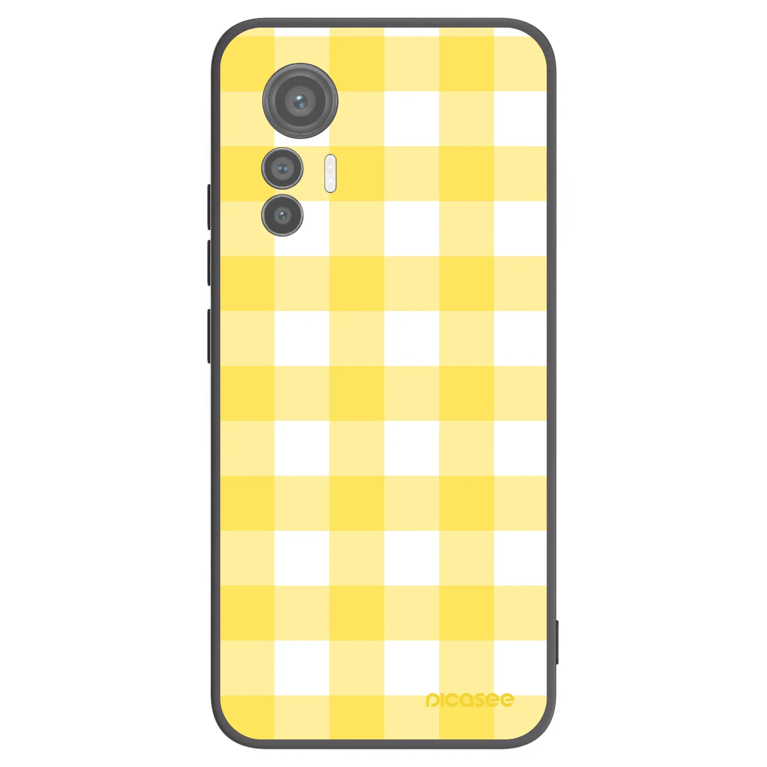 Picasee silikonový černý obal pro Xiaomi 12 Lite - Gride lemon