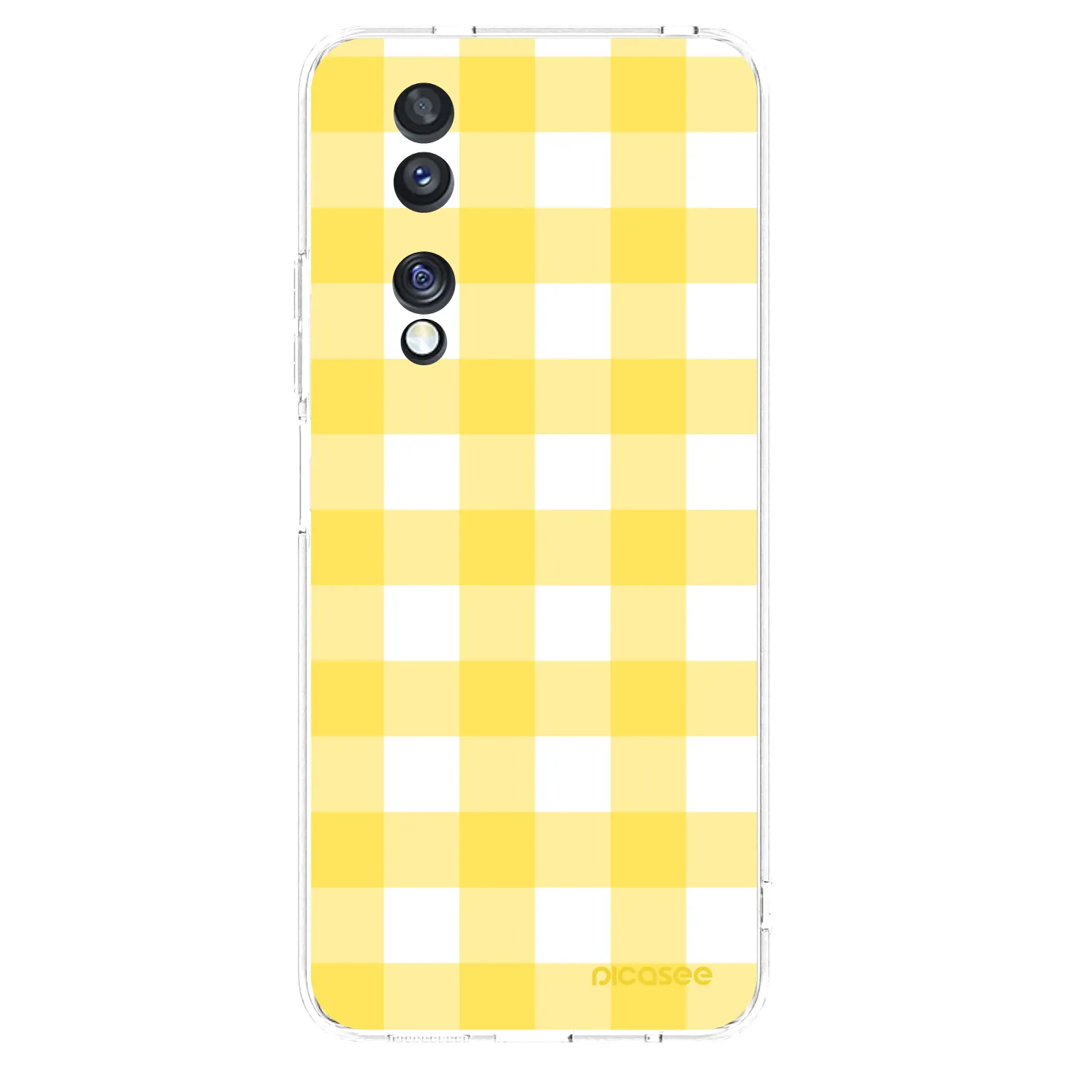 Picasee silikonový průhledný obal pro Honor 70 - Gride lemon