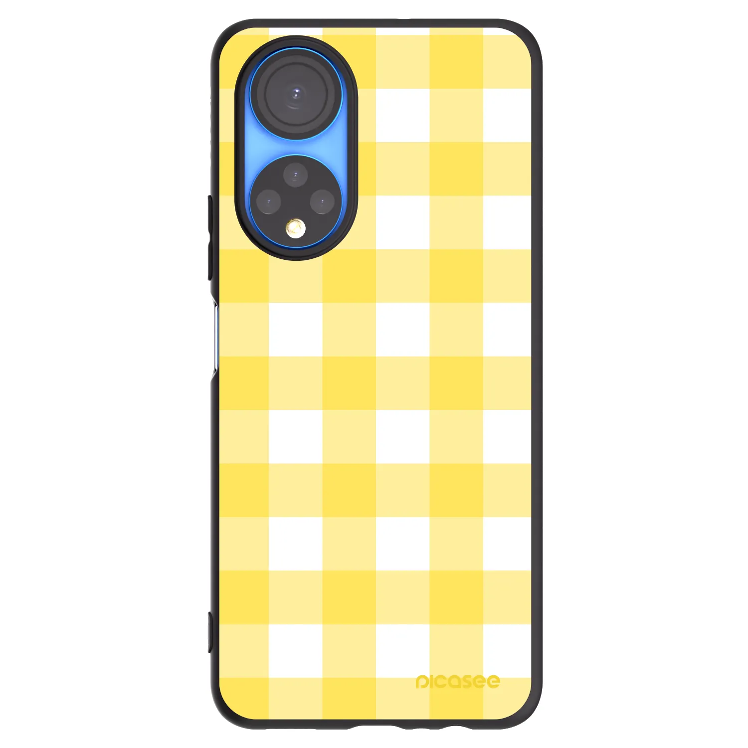 Picasee silikonový černý obal pro Honor X7 - Gride lemon