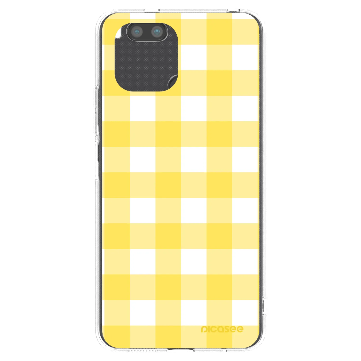 Picasee silikonový průhledný obal pro Xiaomi Redmi A1 - Gride lemon
