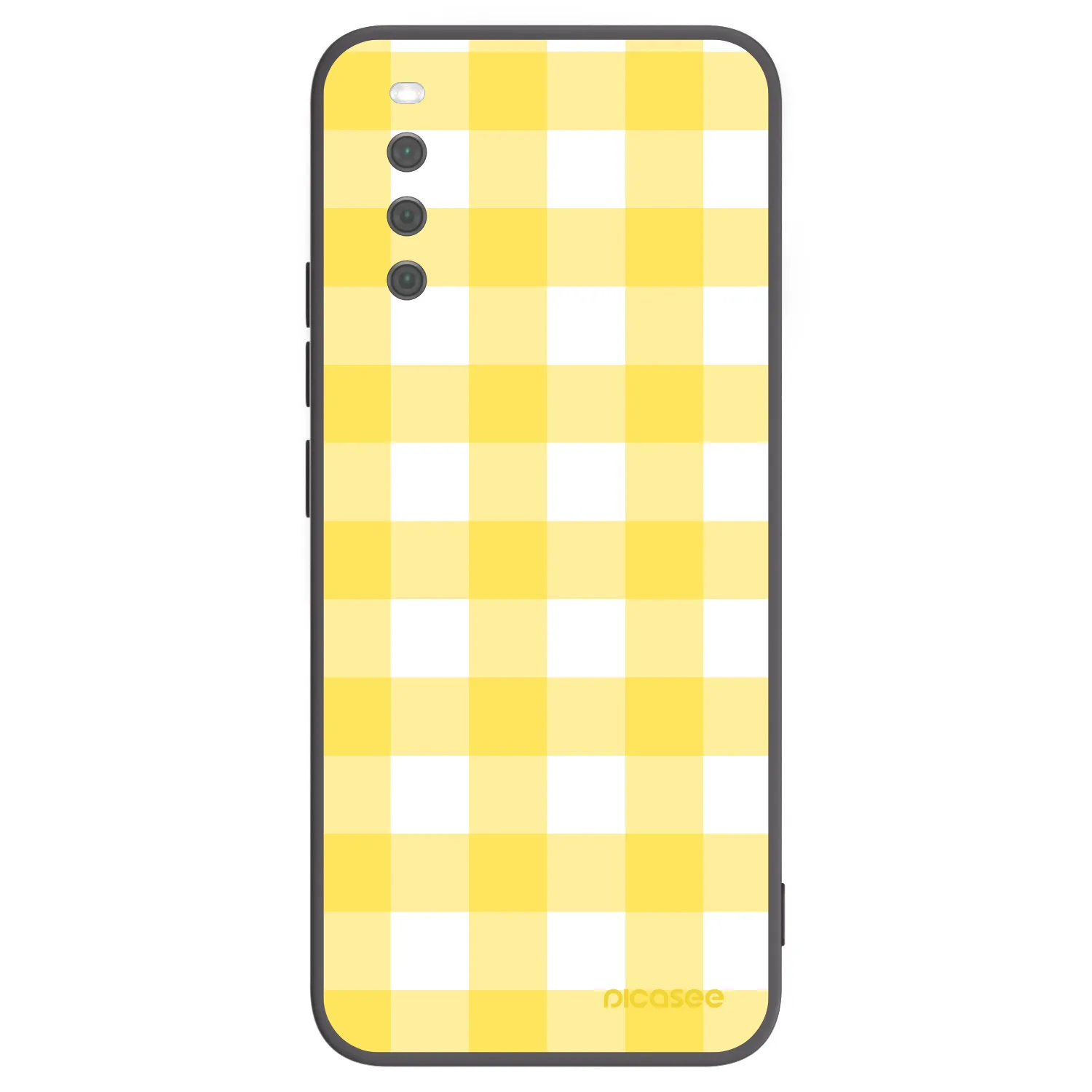 Picasee silikonový černý obal pro Sony Xperia 10 III - Gride lemon