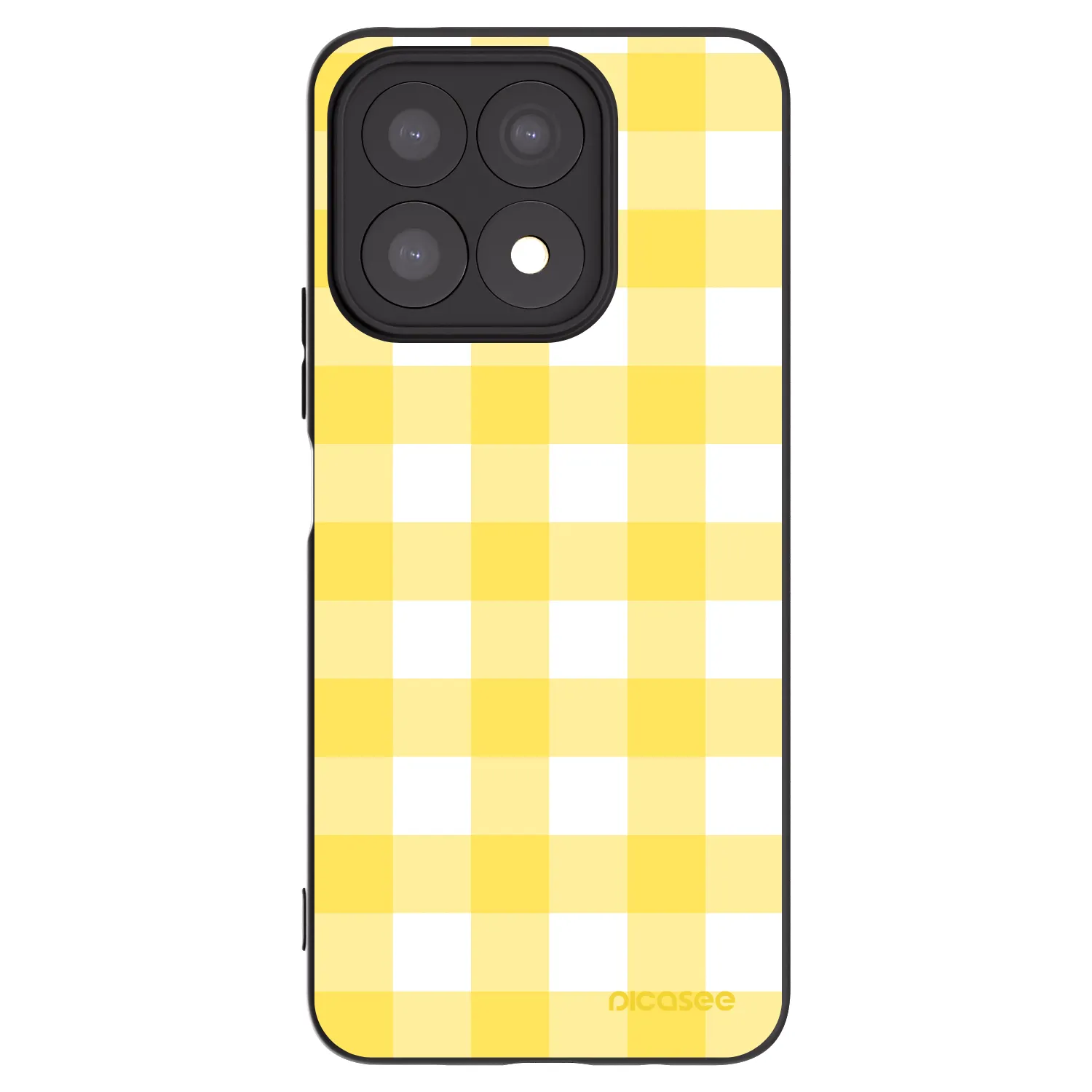 Picasee silikonový černý obal pro Honor X8a - Gride lemon