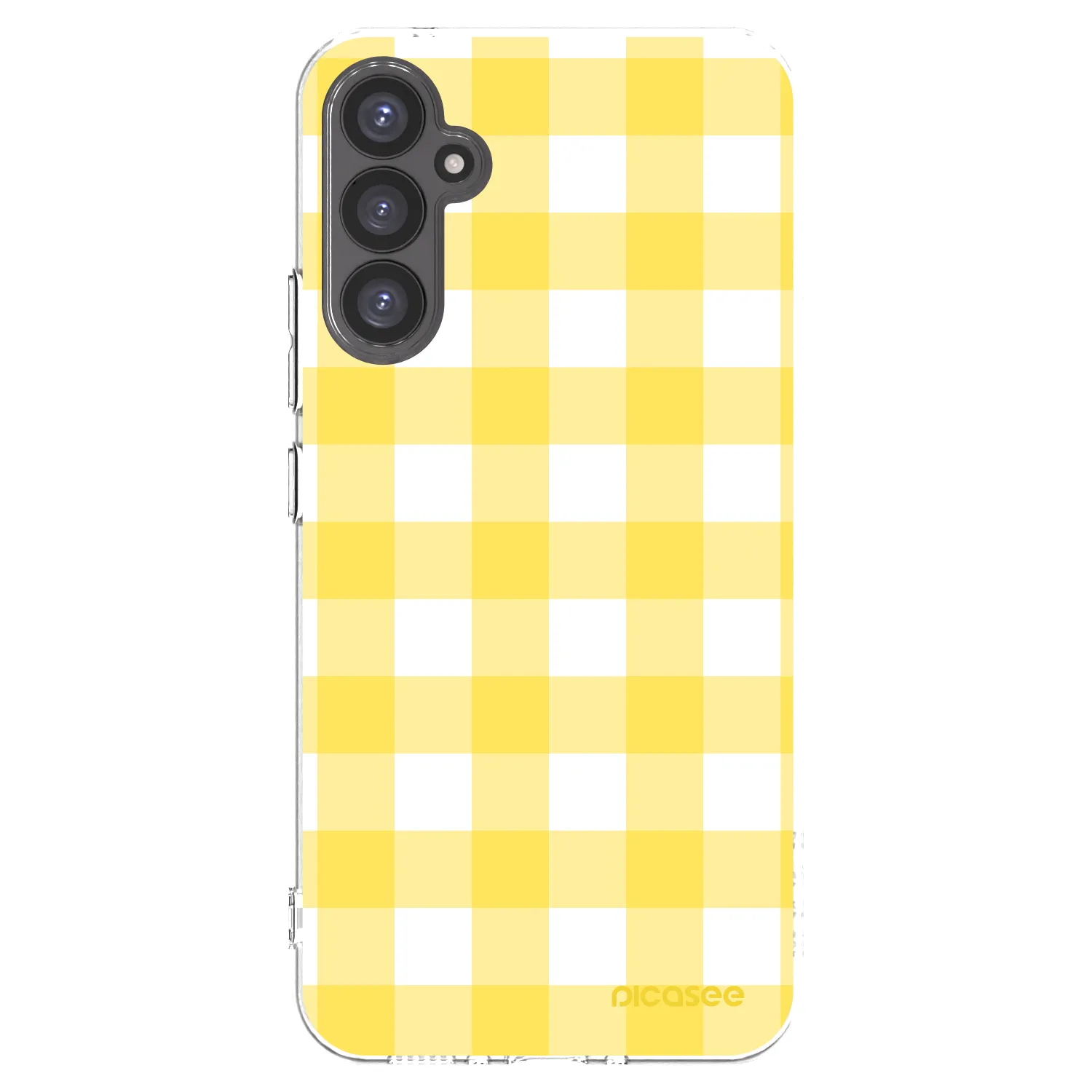 Picasee silikonový průhledný obal pro Samsung Galaxy A34 5G A346B - Gride lemon