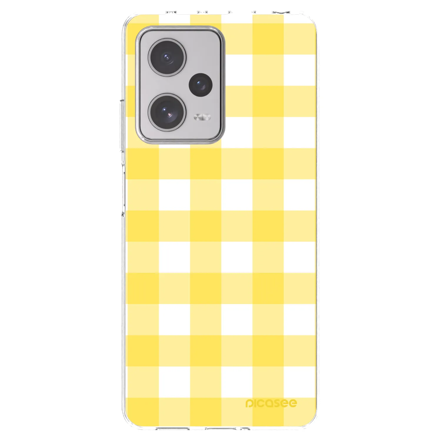 Picasee silikonový průhledný obal pro Xiaomi Redmi Note 12 Pro+ 5G - Gride lemon