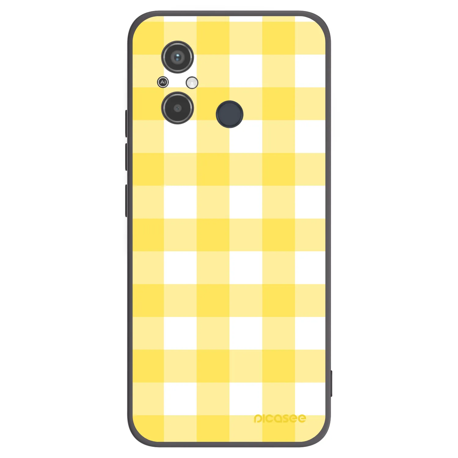 Picasee silikonový černý obal pro Xiaomi Redmi 12C - Gride lemon