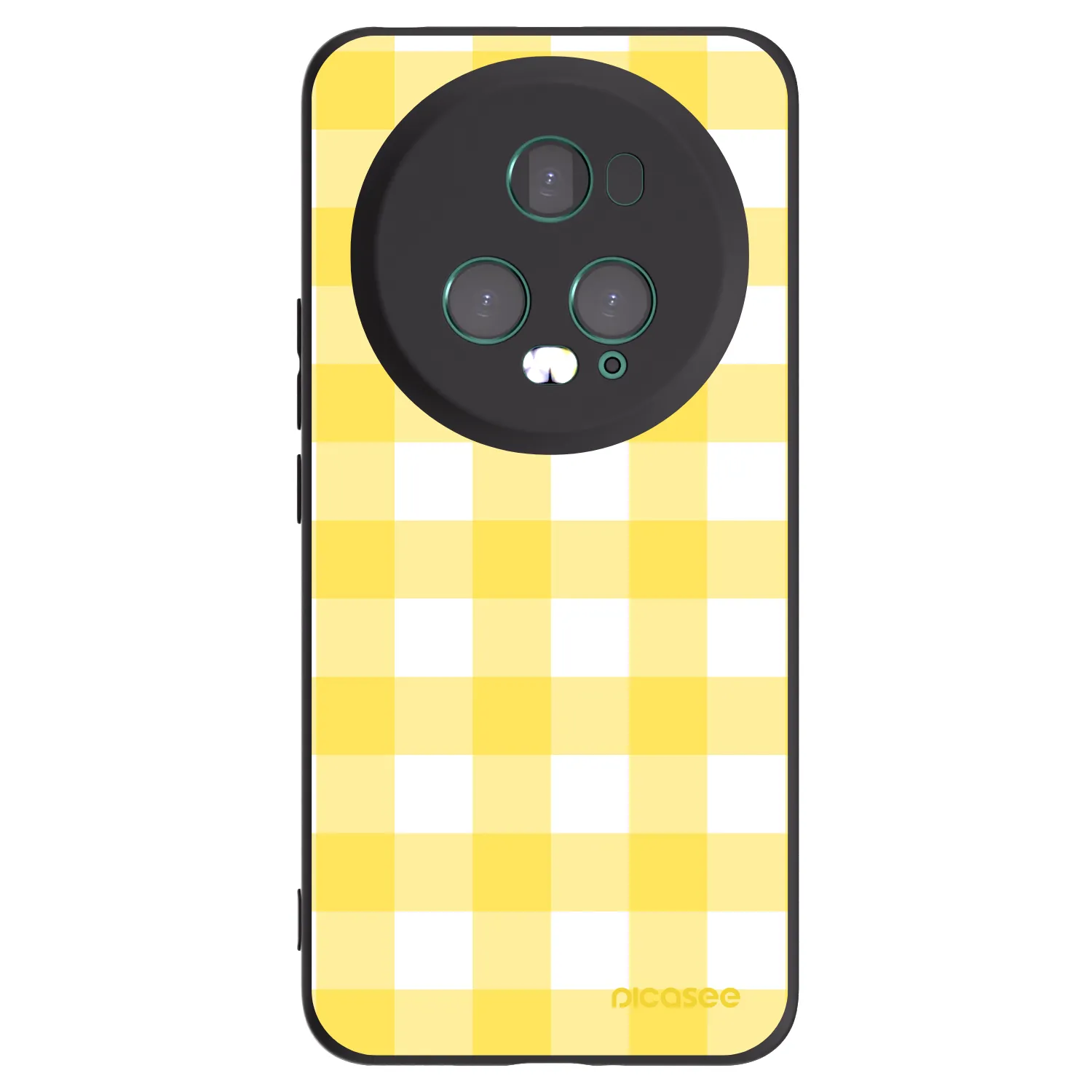 Picasee silikonový černý obal pro Honor Magic5 Pro - Gride lemon