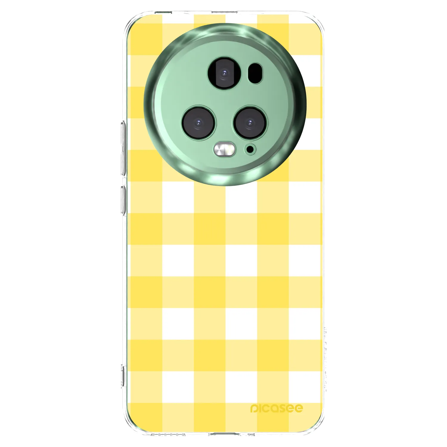 Picasee silikonový průhledný obal pro Honor Magic5 Pro - Gride lemon