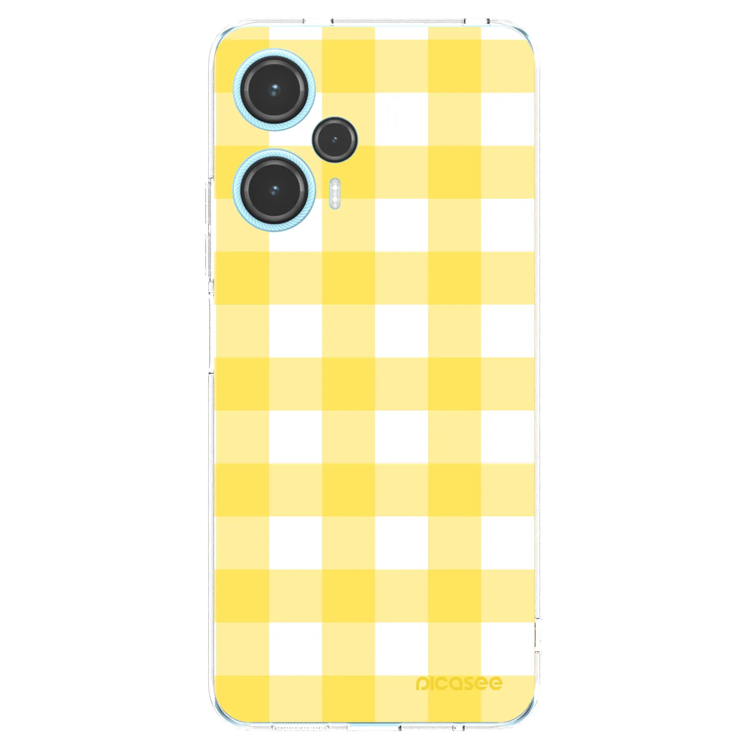 Picasee silikonový průhledný obal pro Xiaomi Poco F5 - Gride lemon