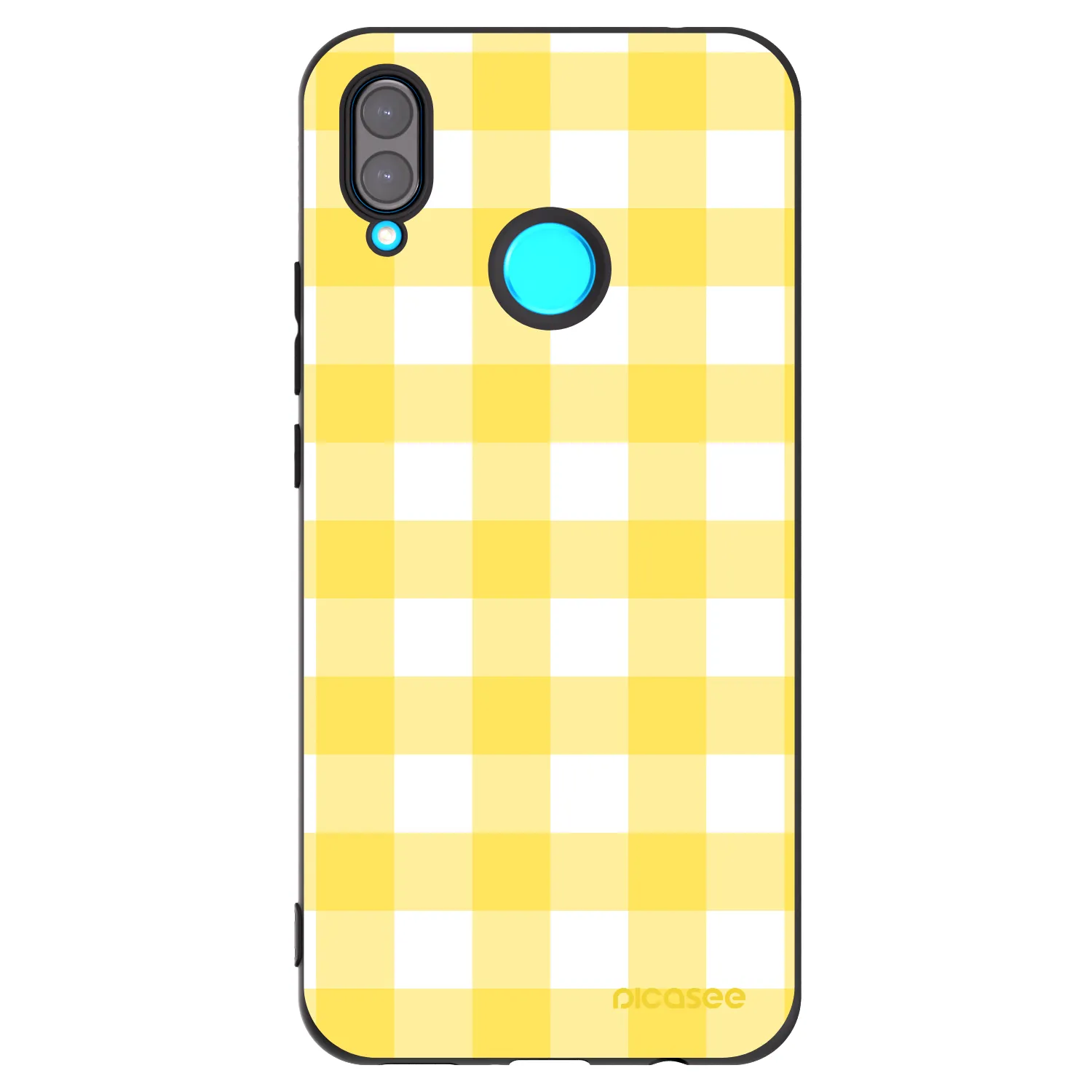 Picasee silikonový černý obal pro Huawei Nova 3i - Gride lemon