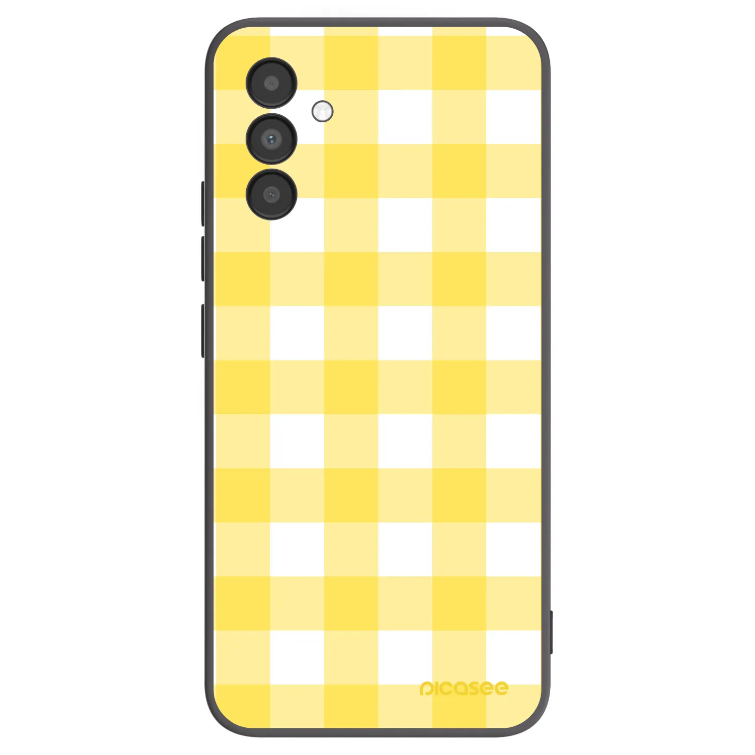Picasee silikonový černý obal pro Samsung Galaxy A04s A047F - Gride lemon