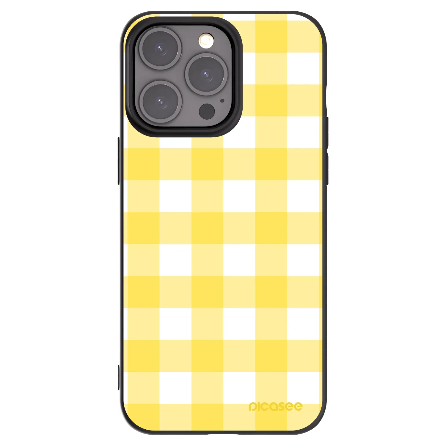 Picasee silikonový černý obal pro Apple iPhone 15 Pro Max - Gride lemon