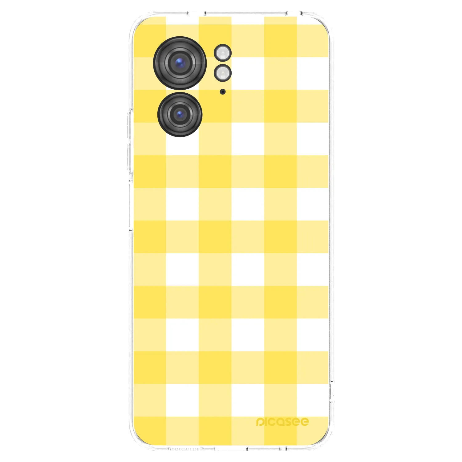 Picasee silikonový průhledný obal pro Motorola Edge 40 - Gride lemon