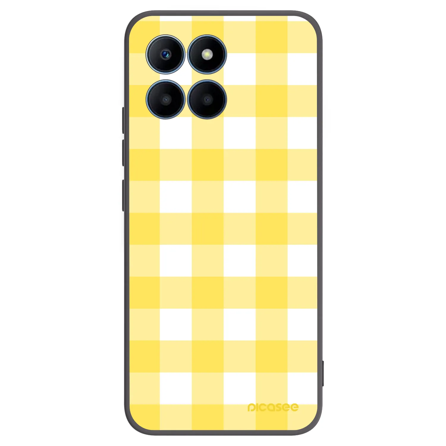 Picasee silikonový černý obal pro Honor 70 Lite - Gride lemon