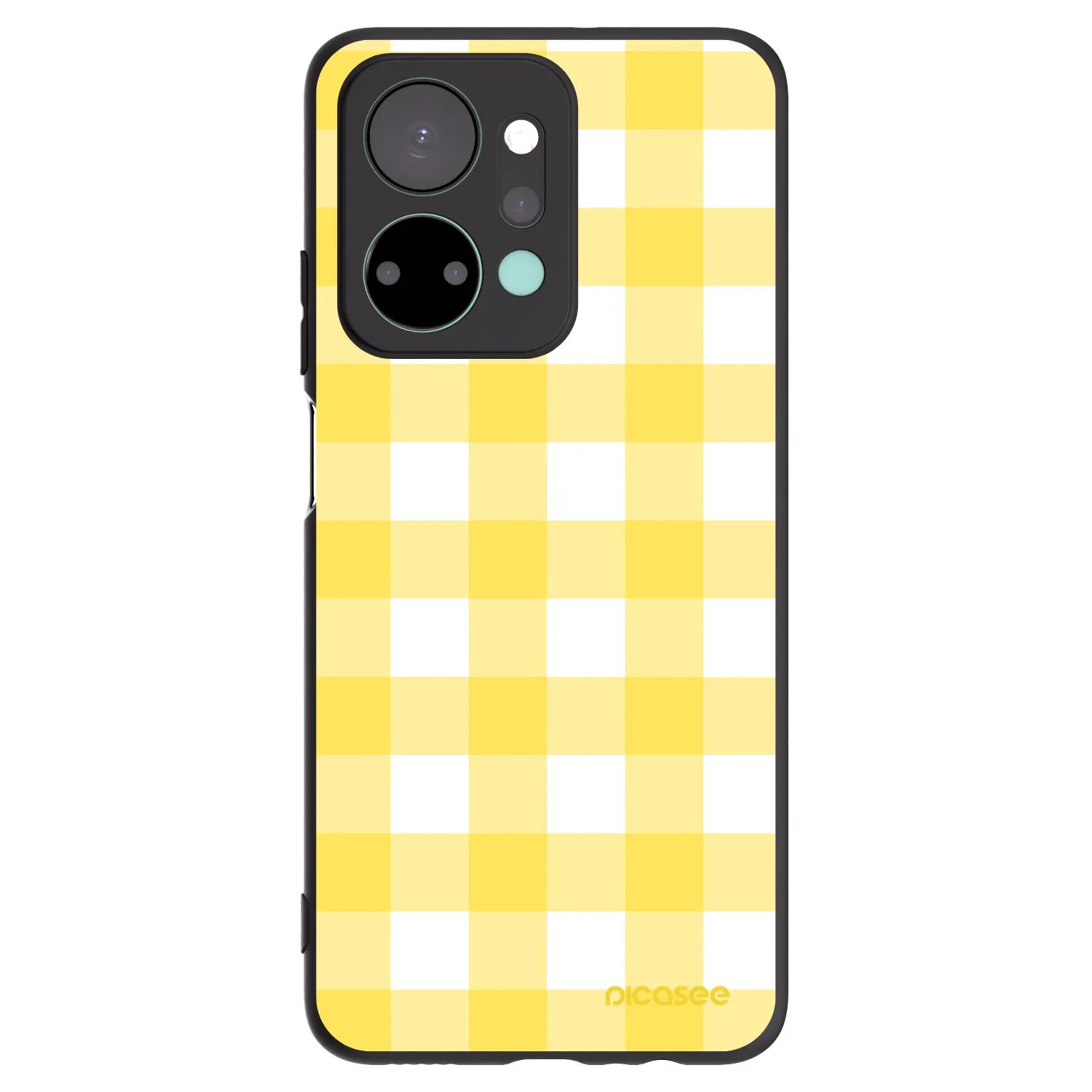 Picasee silikonový černý obal pro Honor X7a - Gride lemon