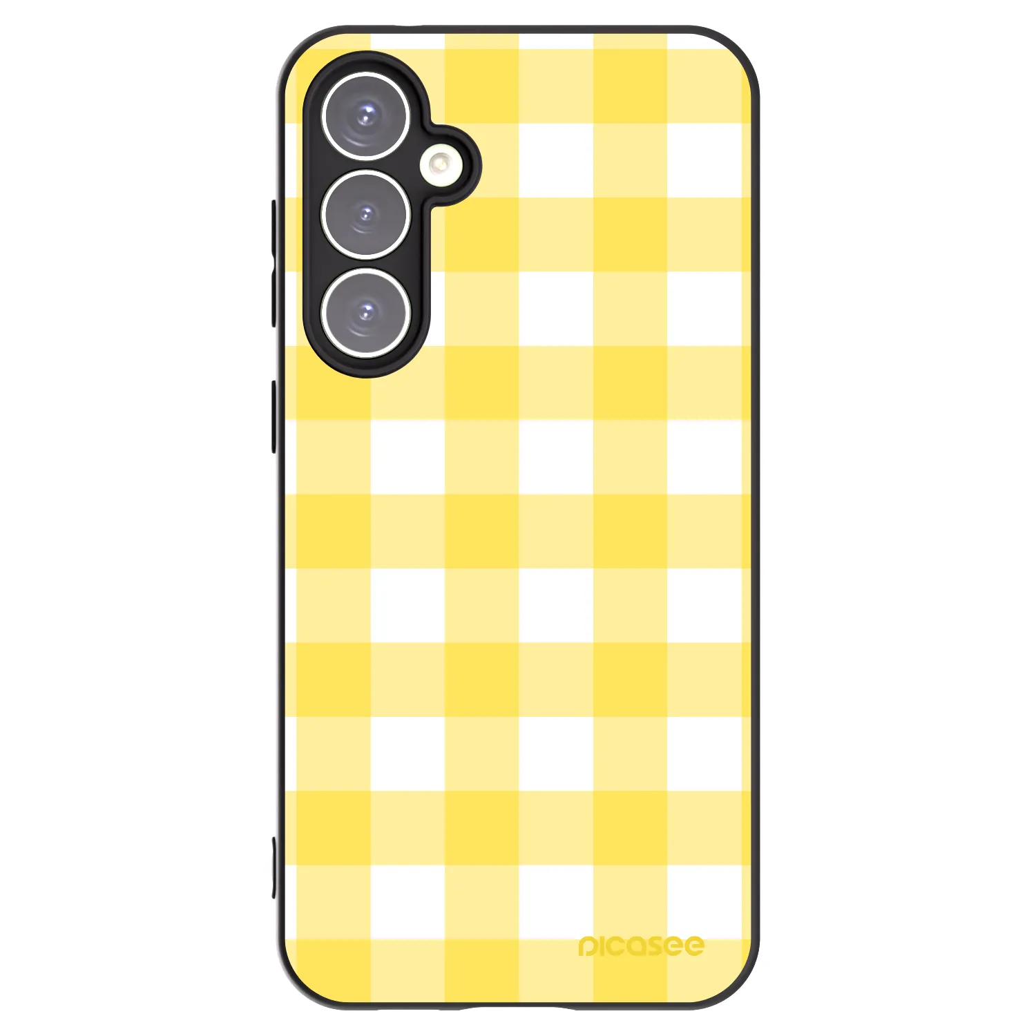 Picasee silikonový černý obal pro Samsung Galaxy S23 FE S711B - Gride lemon