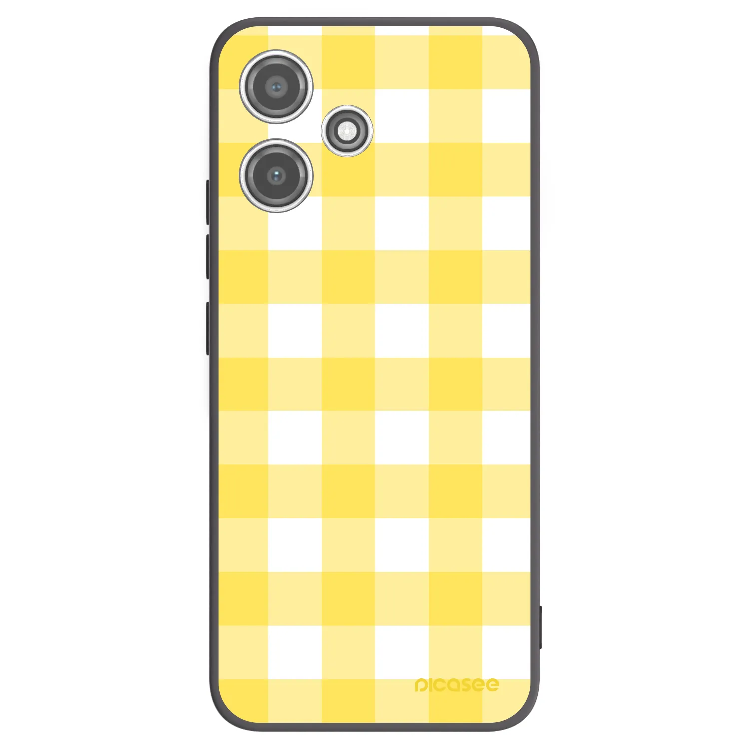 Picasee silikonový černý obal pro Xiaomi Redmi 12 5G - Gride lemon