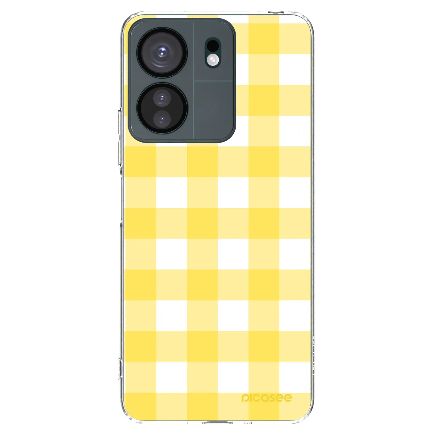 Picasee silikonový průhledný obal pro Xiaomi Redmi 13C 4G - Gride lemon