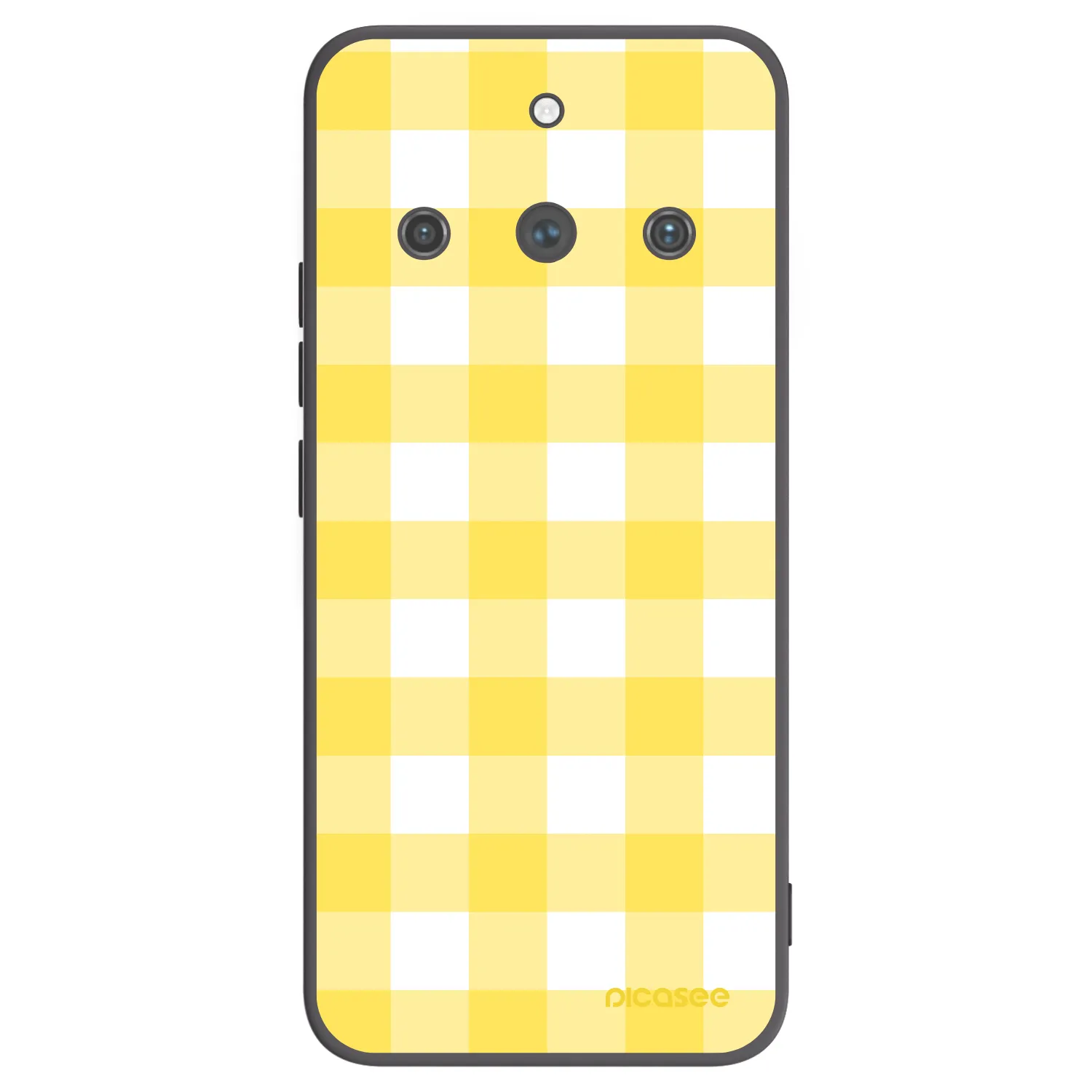 Picasee silikonový černý obal pro Realme 11 Pro+ - Gride lemon