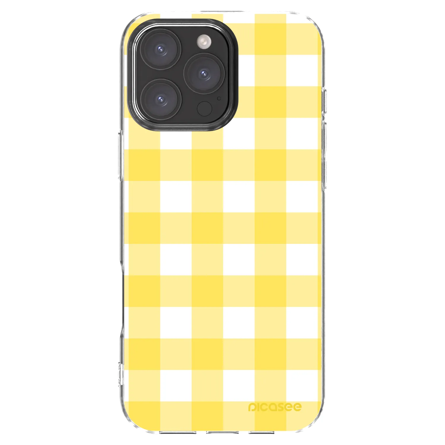 Picasee silikonový průhledný obal pro Apple iPhone 16 Pro Max - Gride lemon