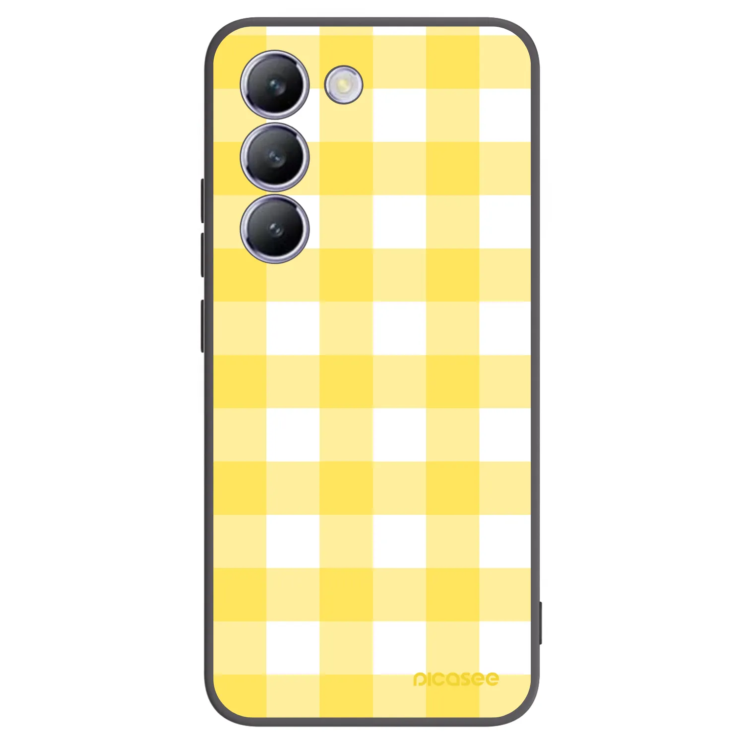Picasee silikonový černý obal pro Vivo V40 SE 5G - Gride lemon