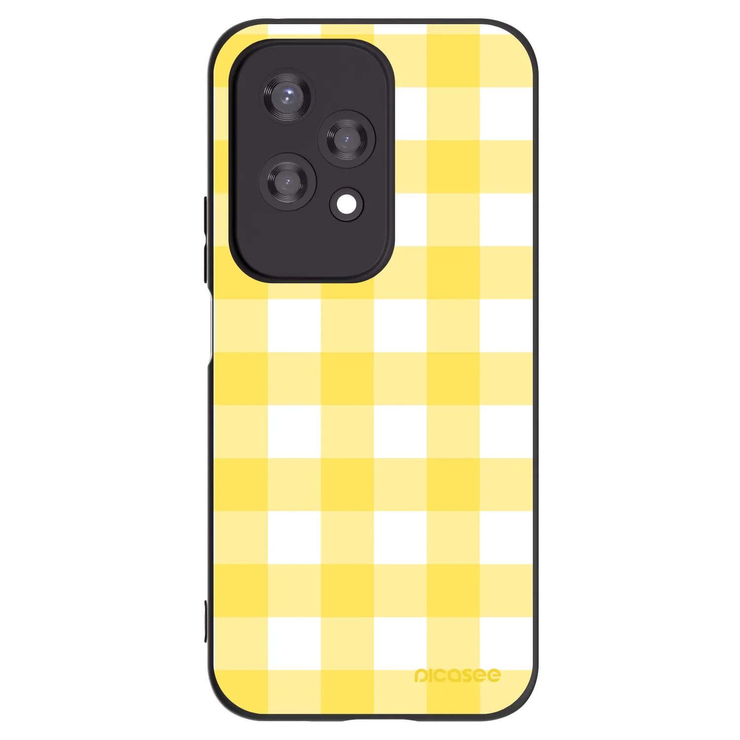 Picasee silikonový černý obal pro Honor 200 Lite - Gride lemon
