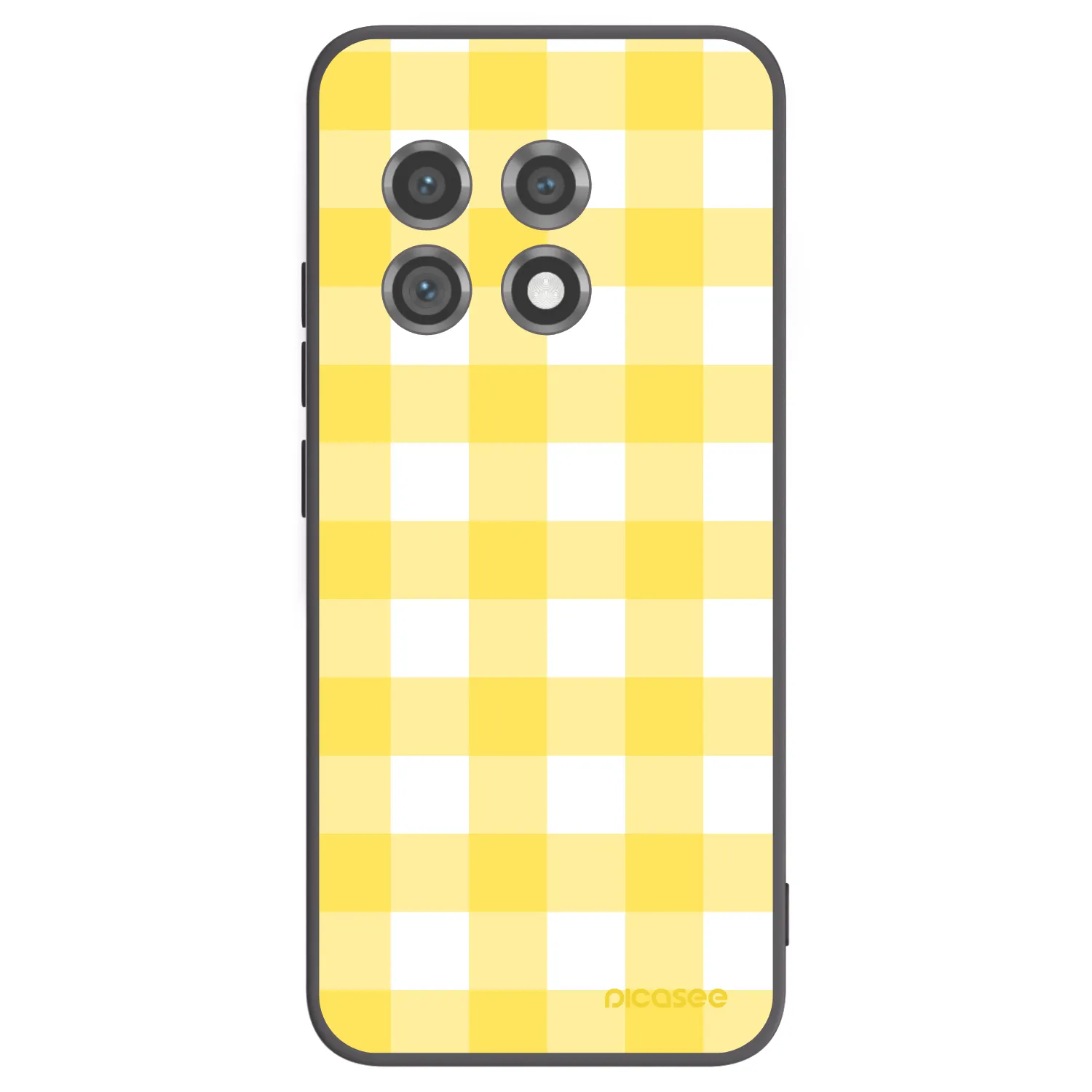 Picasee silikonový černý obal pro OnePlus 11 5G - Gride lemon