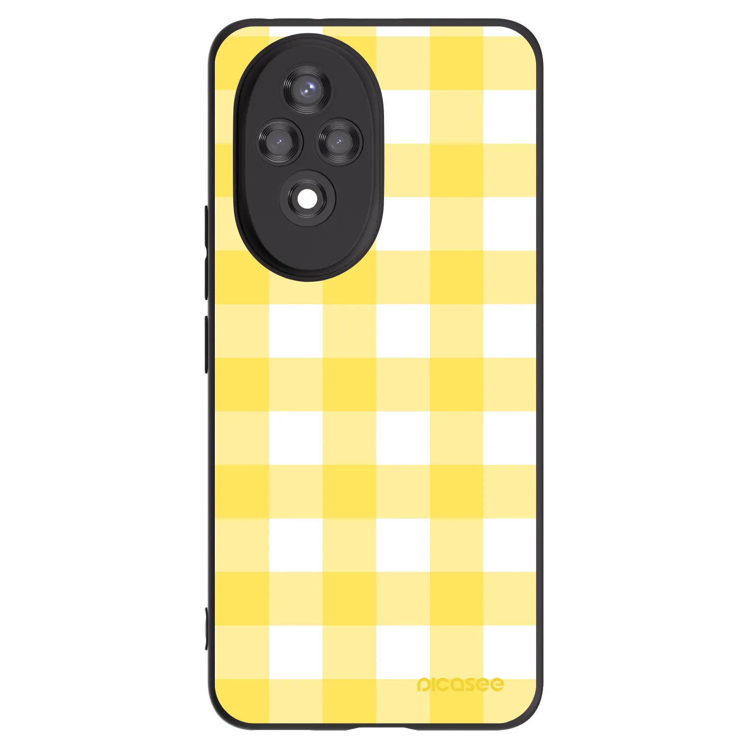 Picasee silikonový černý obal pro Honor 200 Pro 5G - Gride lemon