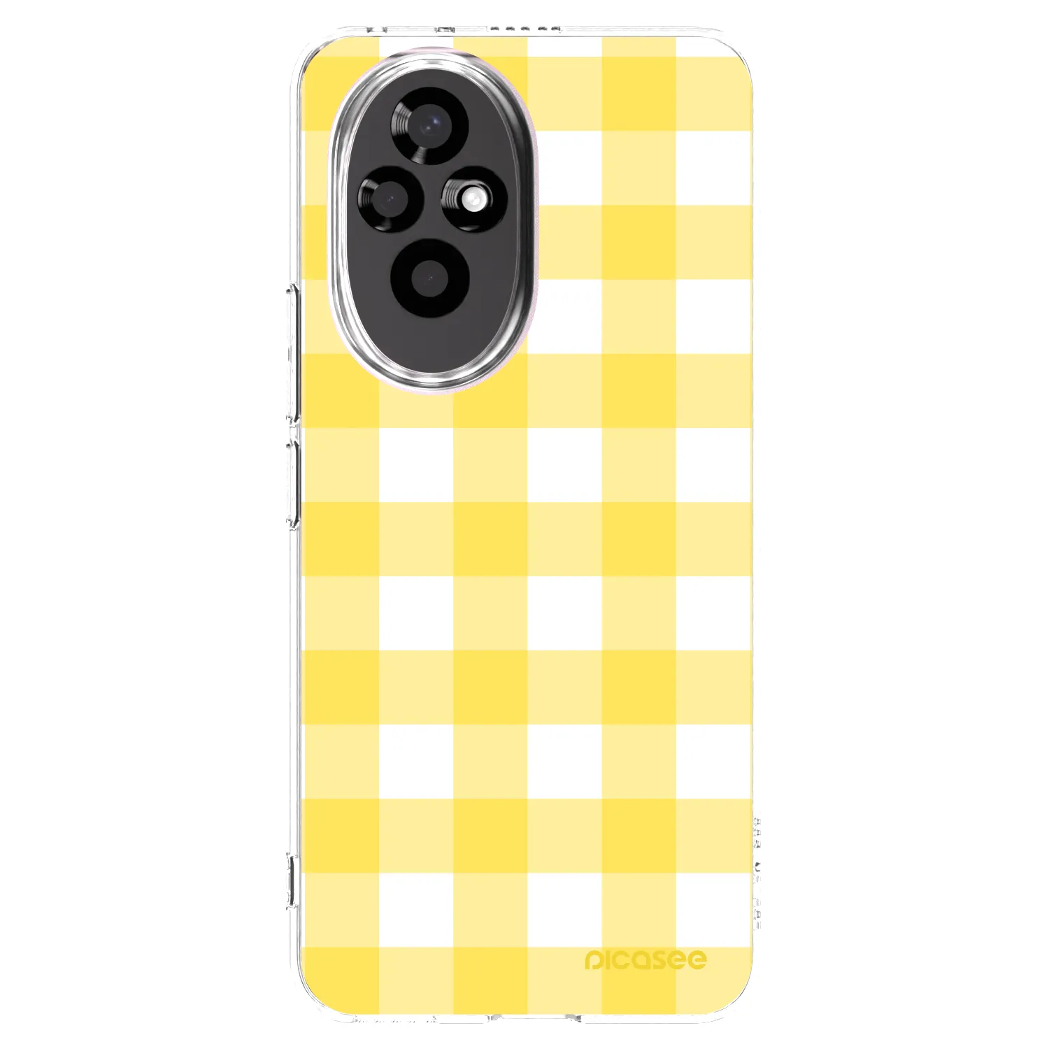 Picasee silikonový průhledný obal pro Honor 200 Pro 5G - Gride lemon