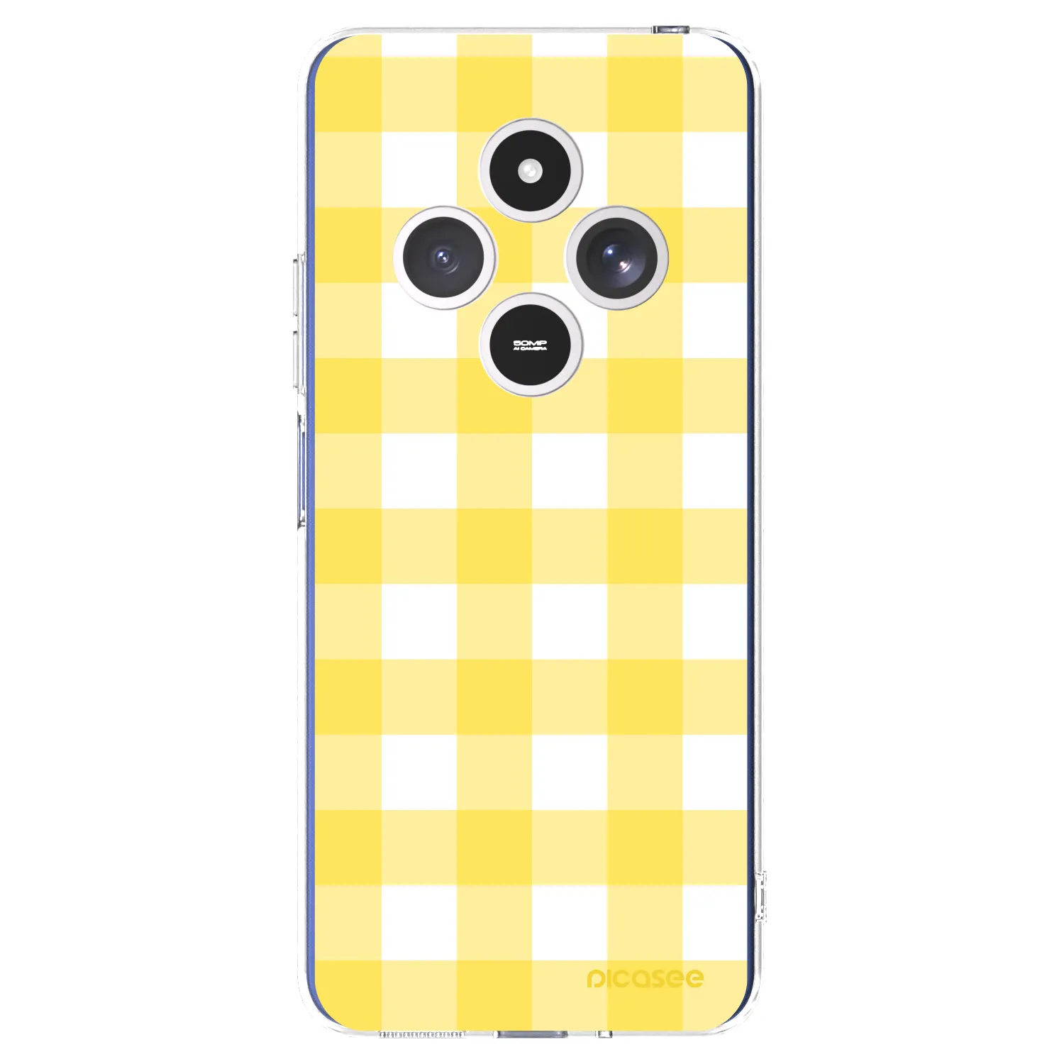 Picasee silikonový průhledný obal pro Xiaomi Redmi 14C - Gride lemon