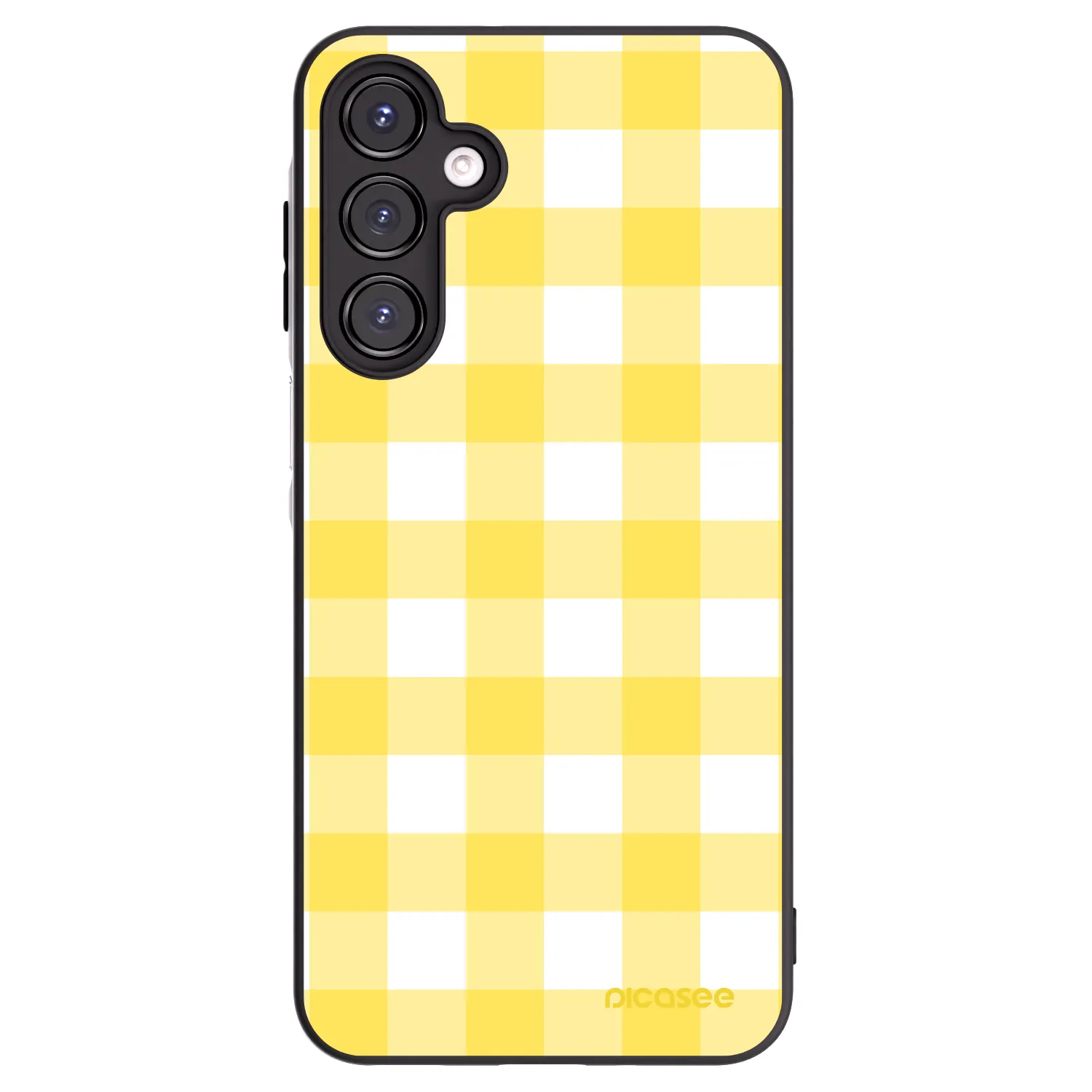 Picasee silikonový černý obal pro Samsung Galaxy A16 5G - Gride lemon