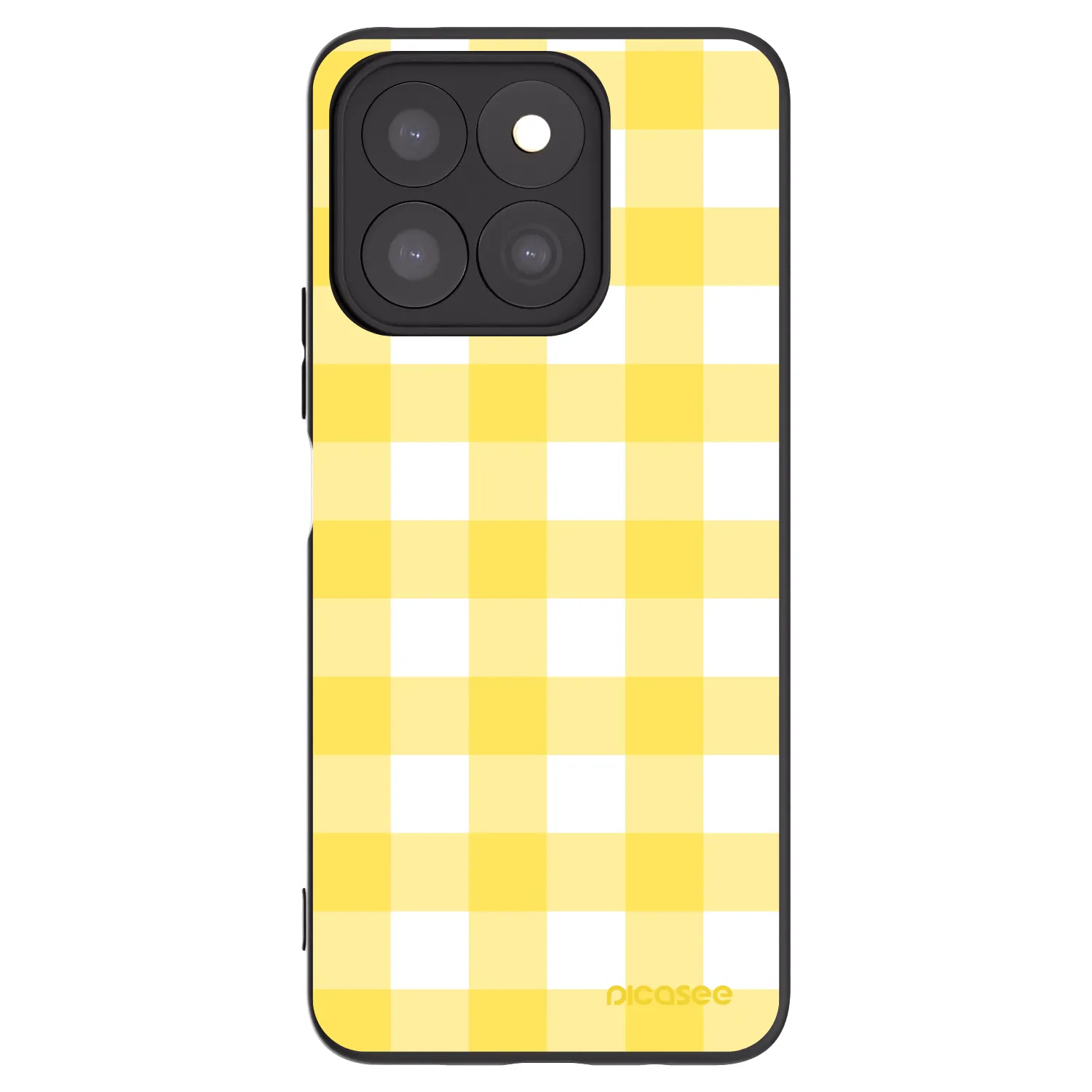 Picasee silikonový černý obal pro Honor X8c - Gride lemon