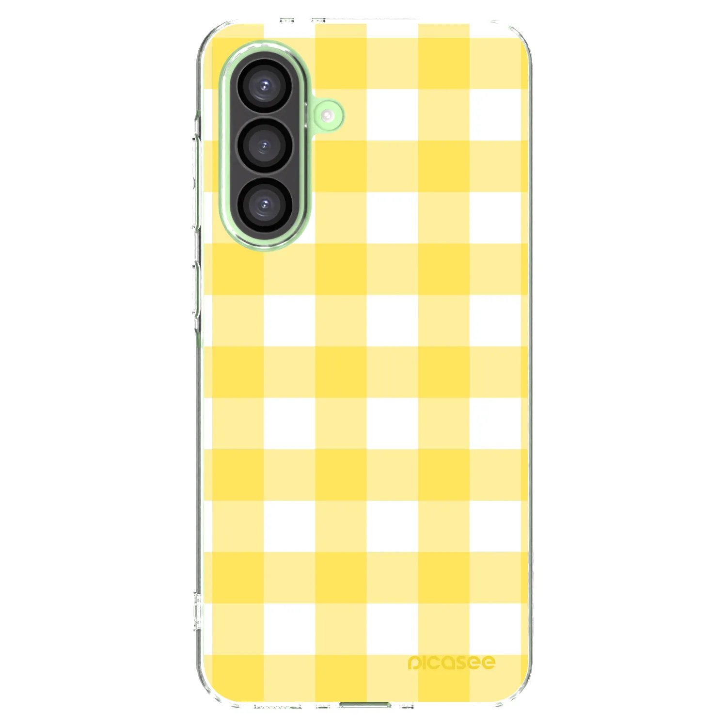 Picasee silikonový průhledný obal pro Samsung Galaxy A26 5G A266B - Gride lemon