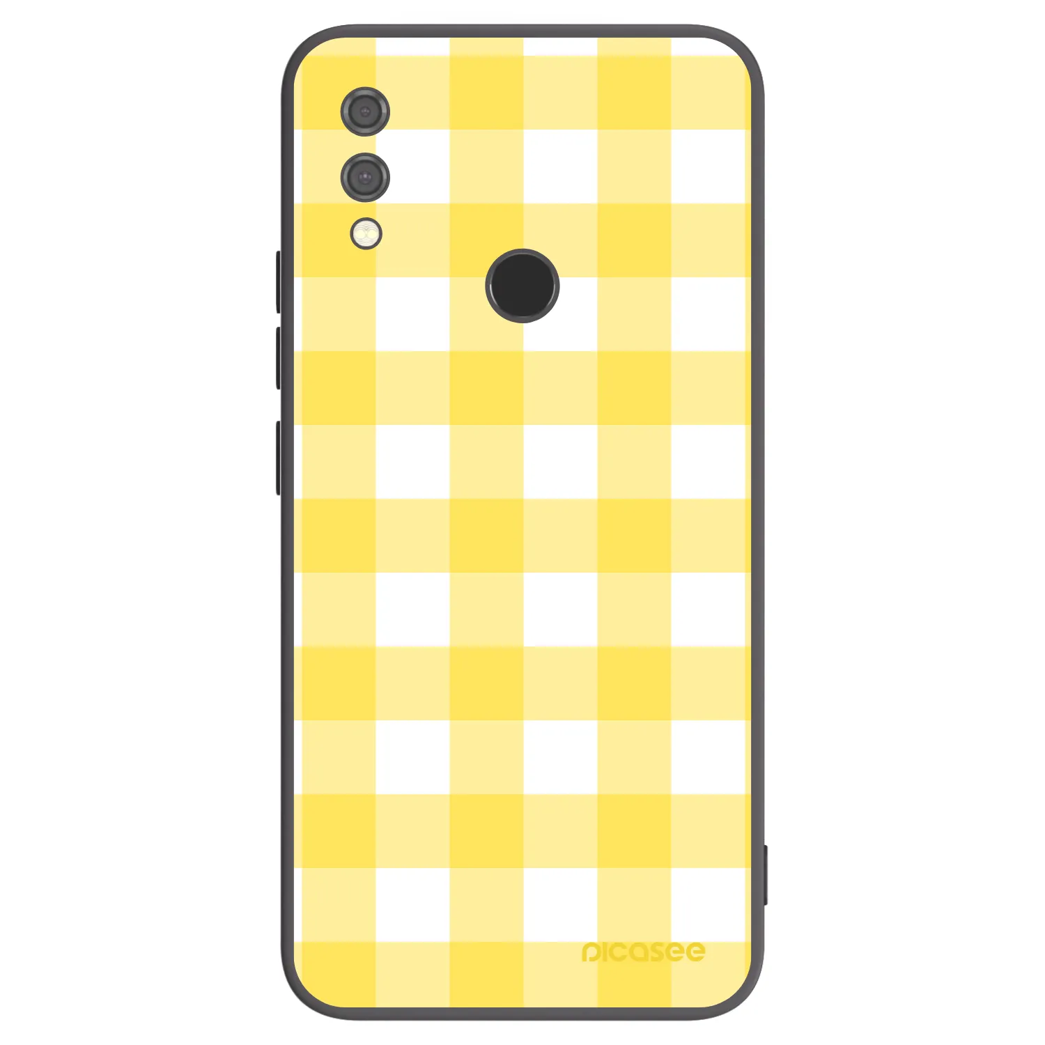 Picasee silikonový černý obal pro Xiaomi Redmi Note 7 - Gride lemon