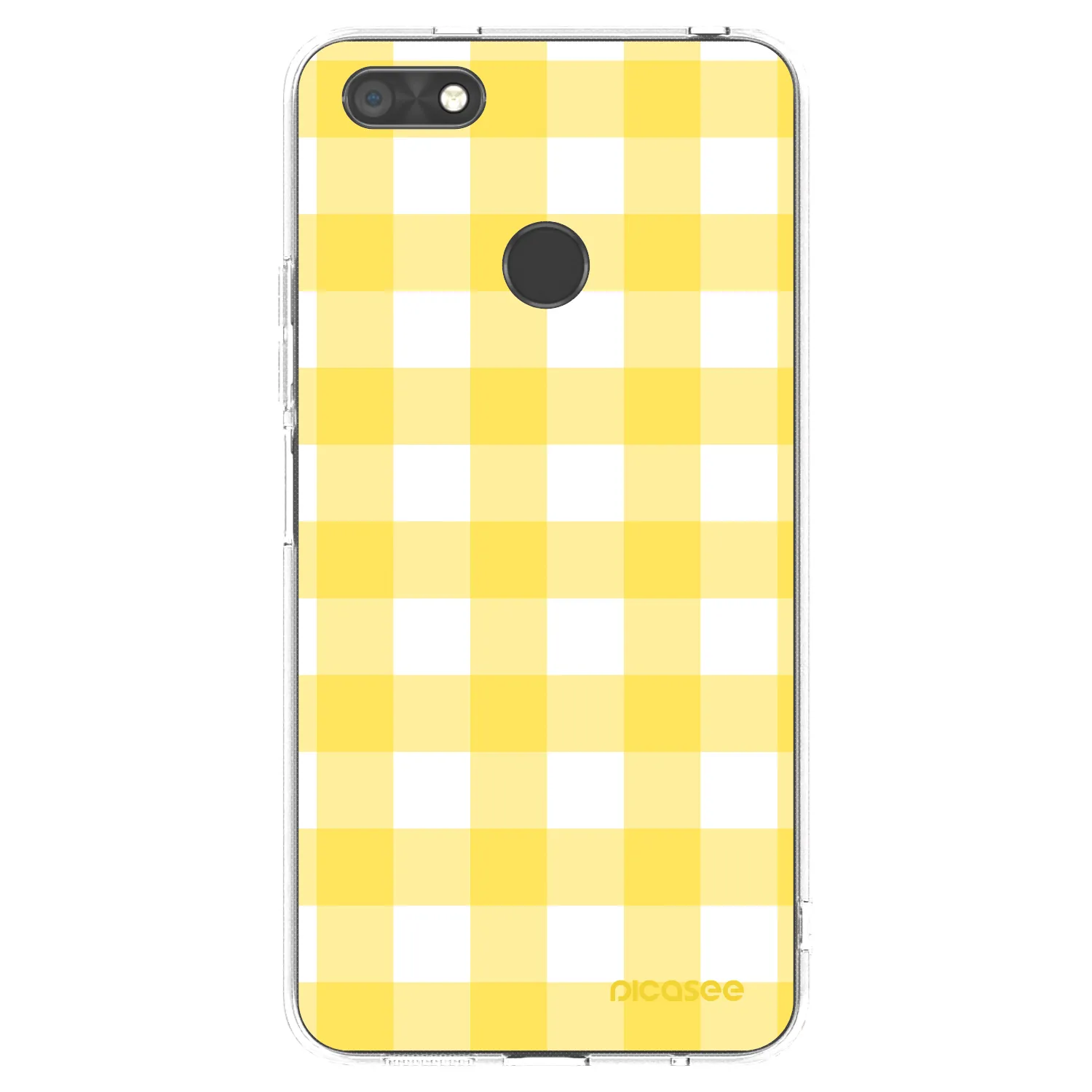 Picasee silikonový průhledný obal pro Huawei P9 Lite Mini - Gride lemon