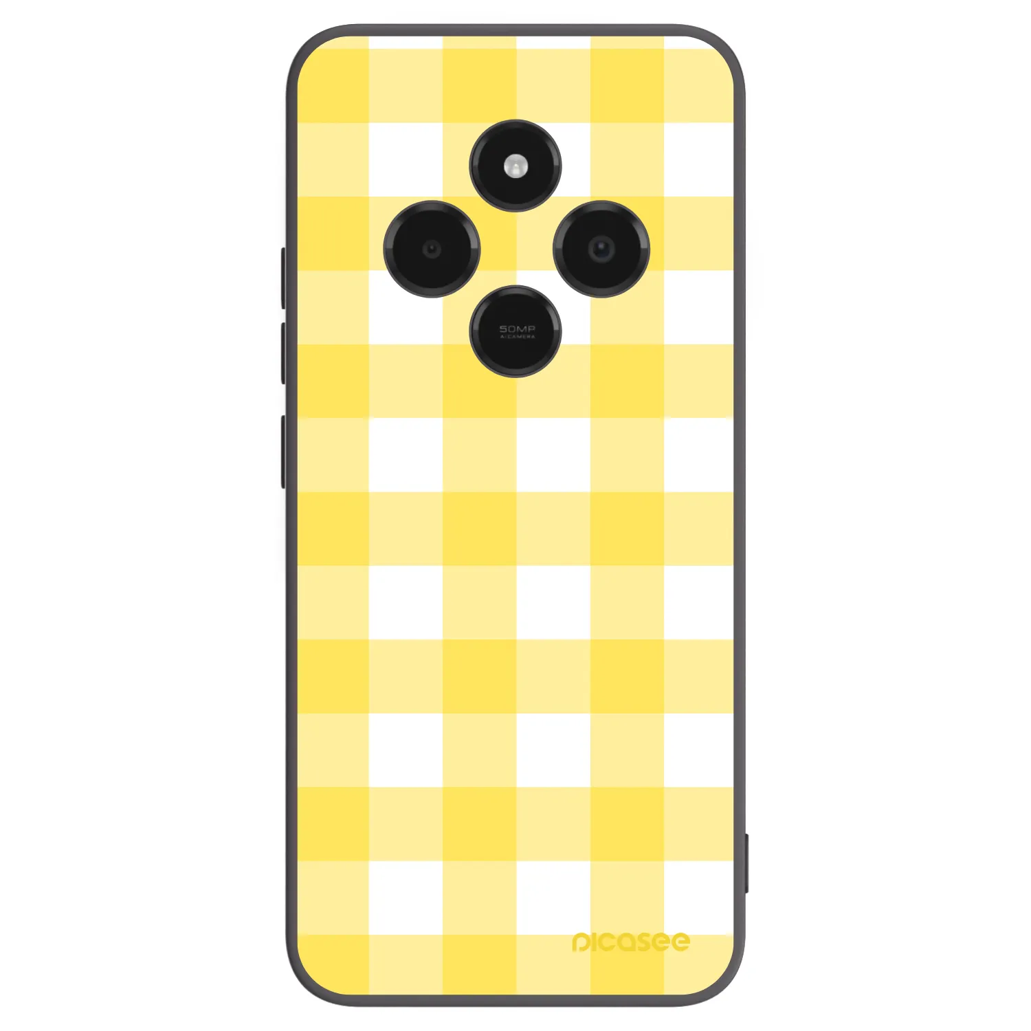 Picasee silikonový černý obal pro Xiaomi Poco C75 - Gride lemon