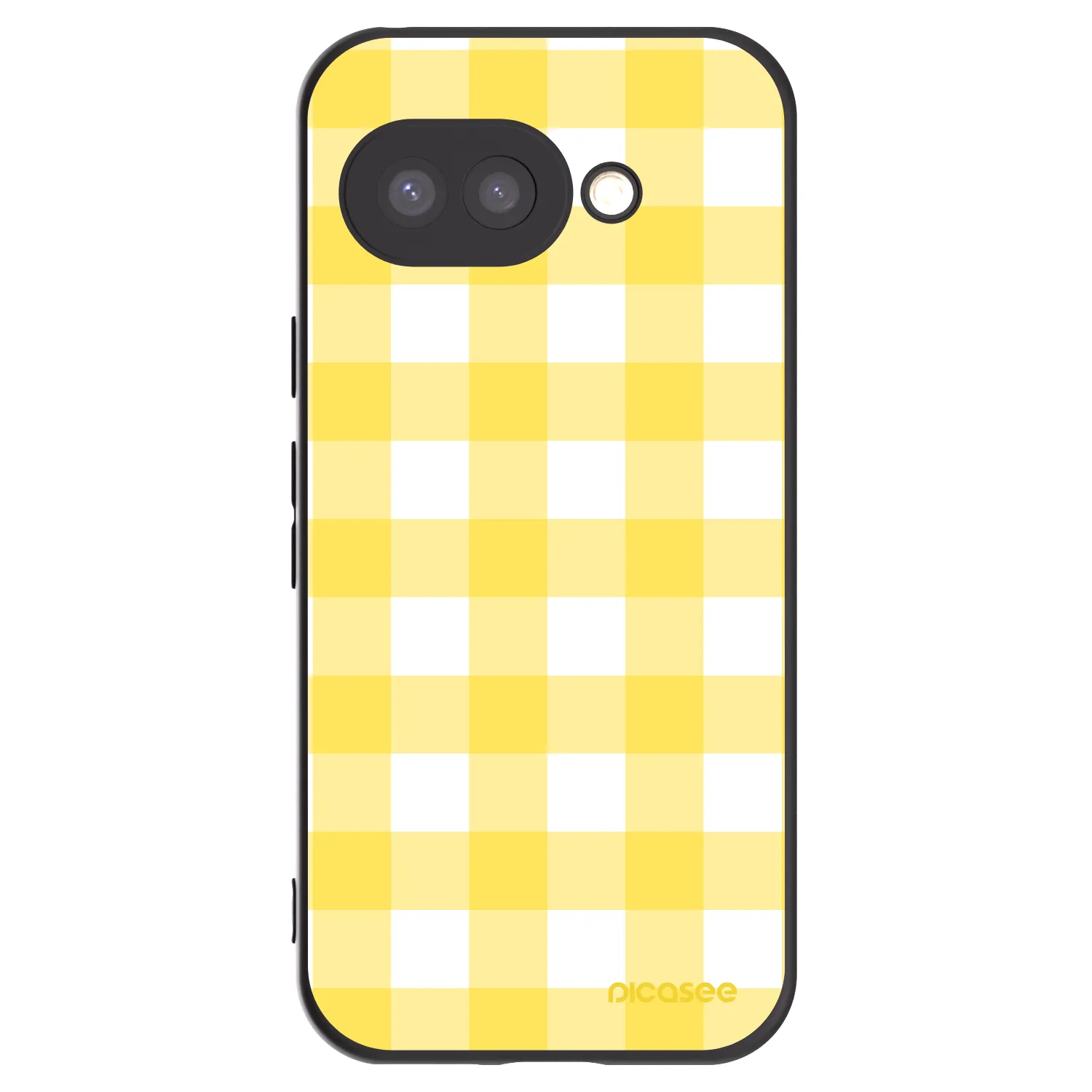 Picasee silikonový černý obal pro Google Pixel 9a - Gride lemon