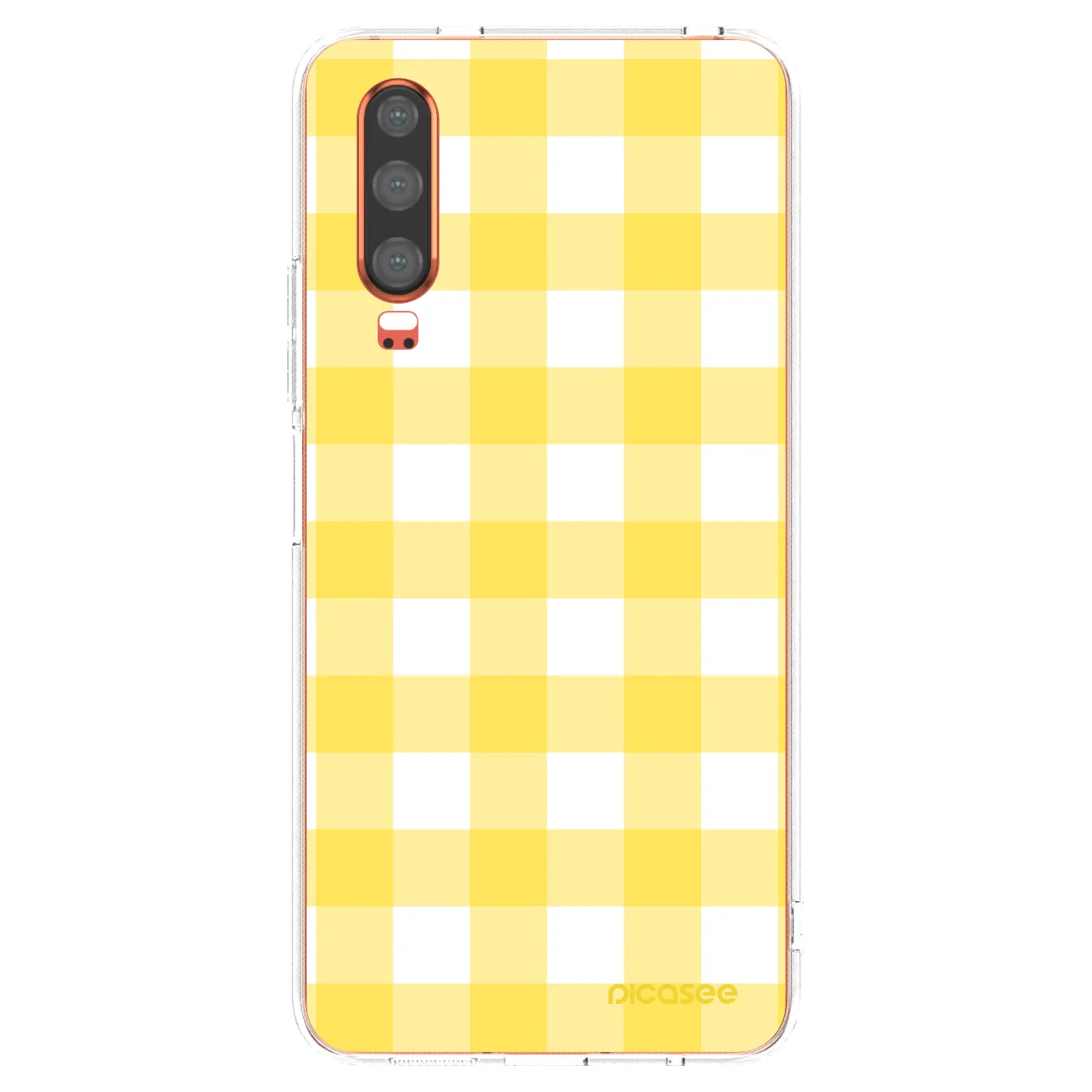 Picasee silikonový průhledný obal pro Huawei P30 - Gride lemon