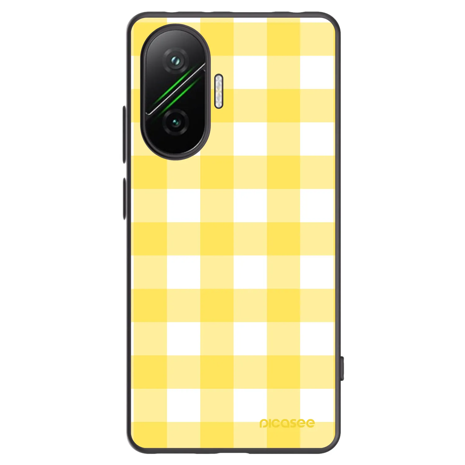 Picasee silikonový černý obal pro Xiaomi Poco F7 Pro 5G - Gride lemon