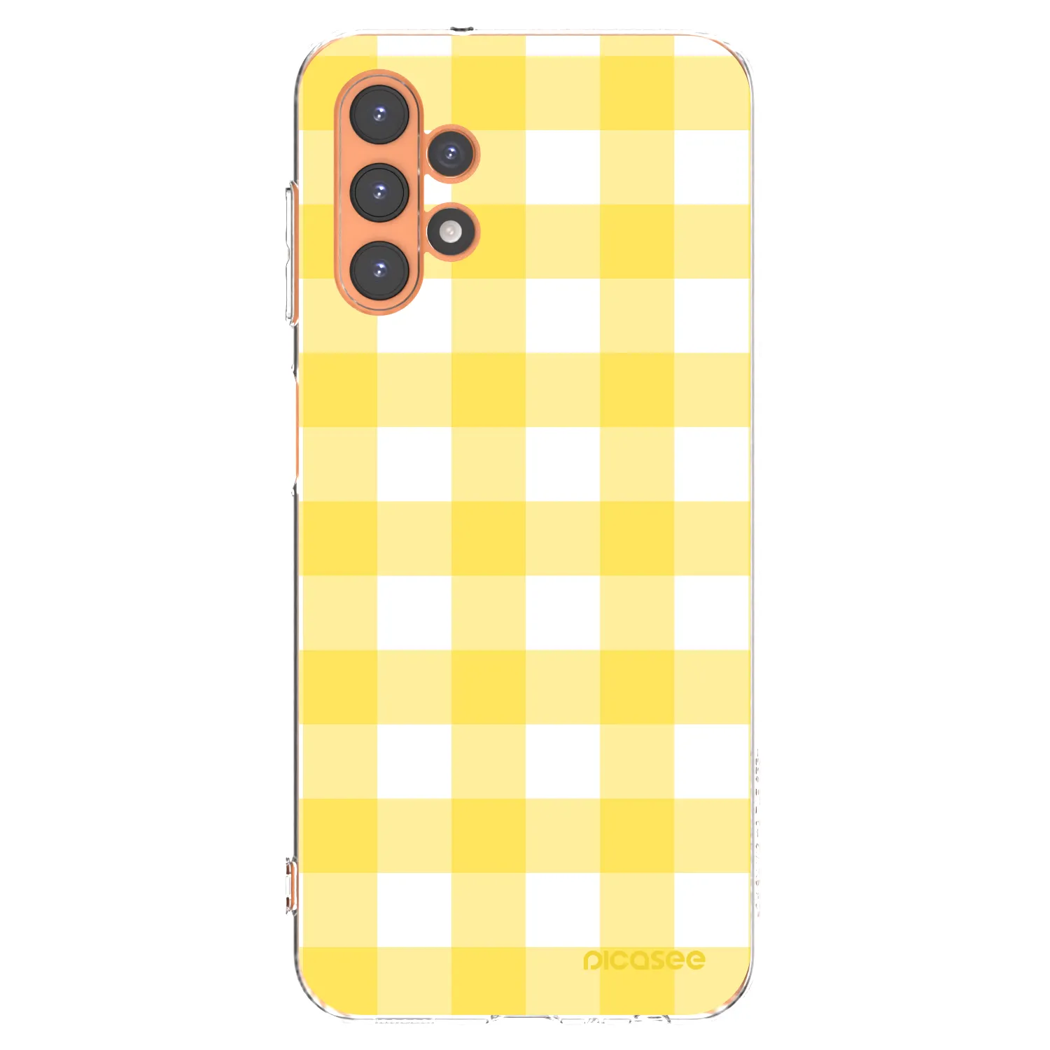 Picasee silikonový průhledný obal pro Samsung Galaxy A13 5G - Gride lemon