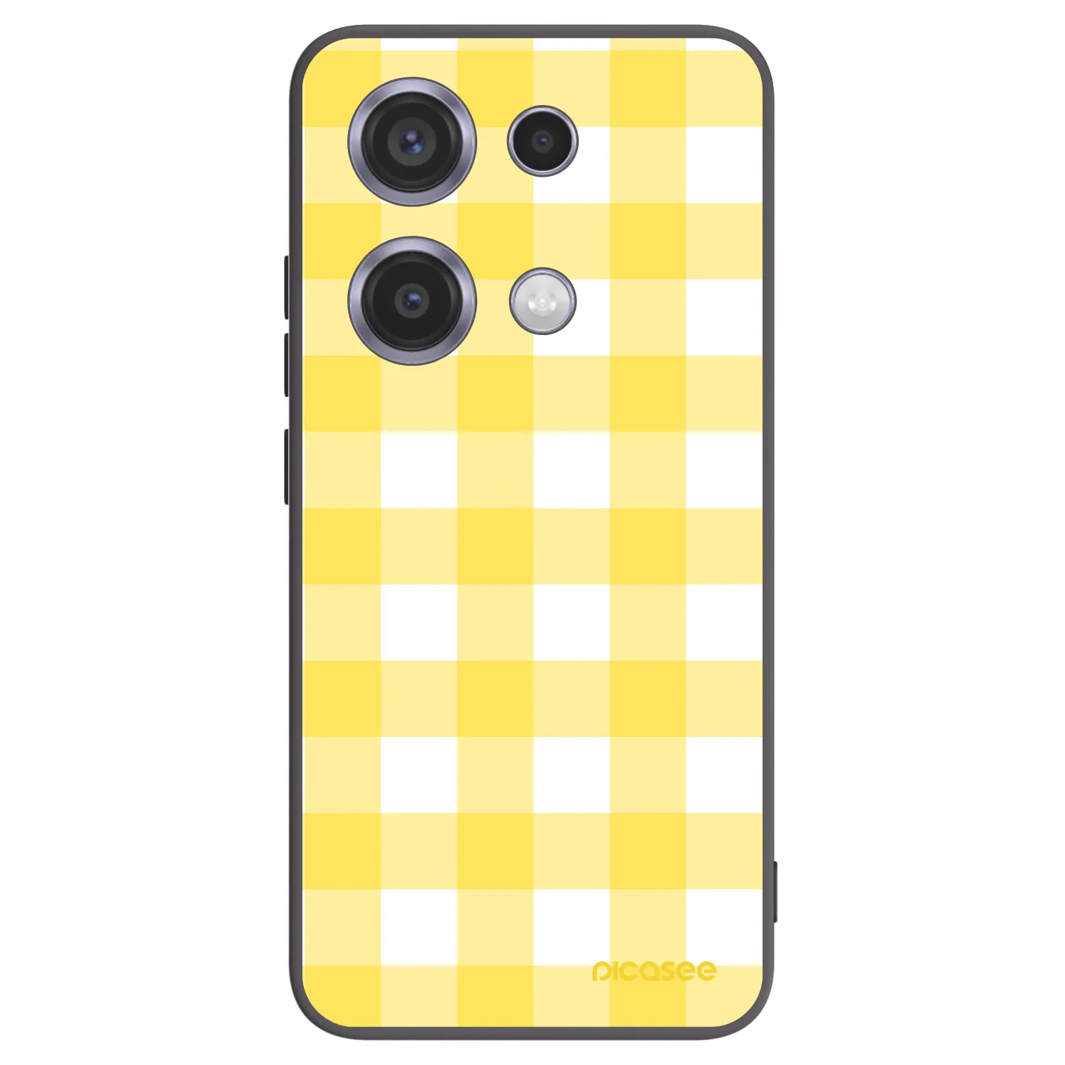 Picasee silikonový černý obal pro Xiaomi Redmi Note 14S - Gride lemon