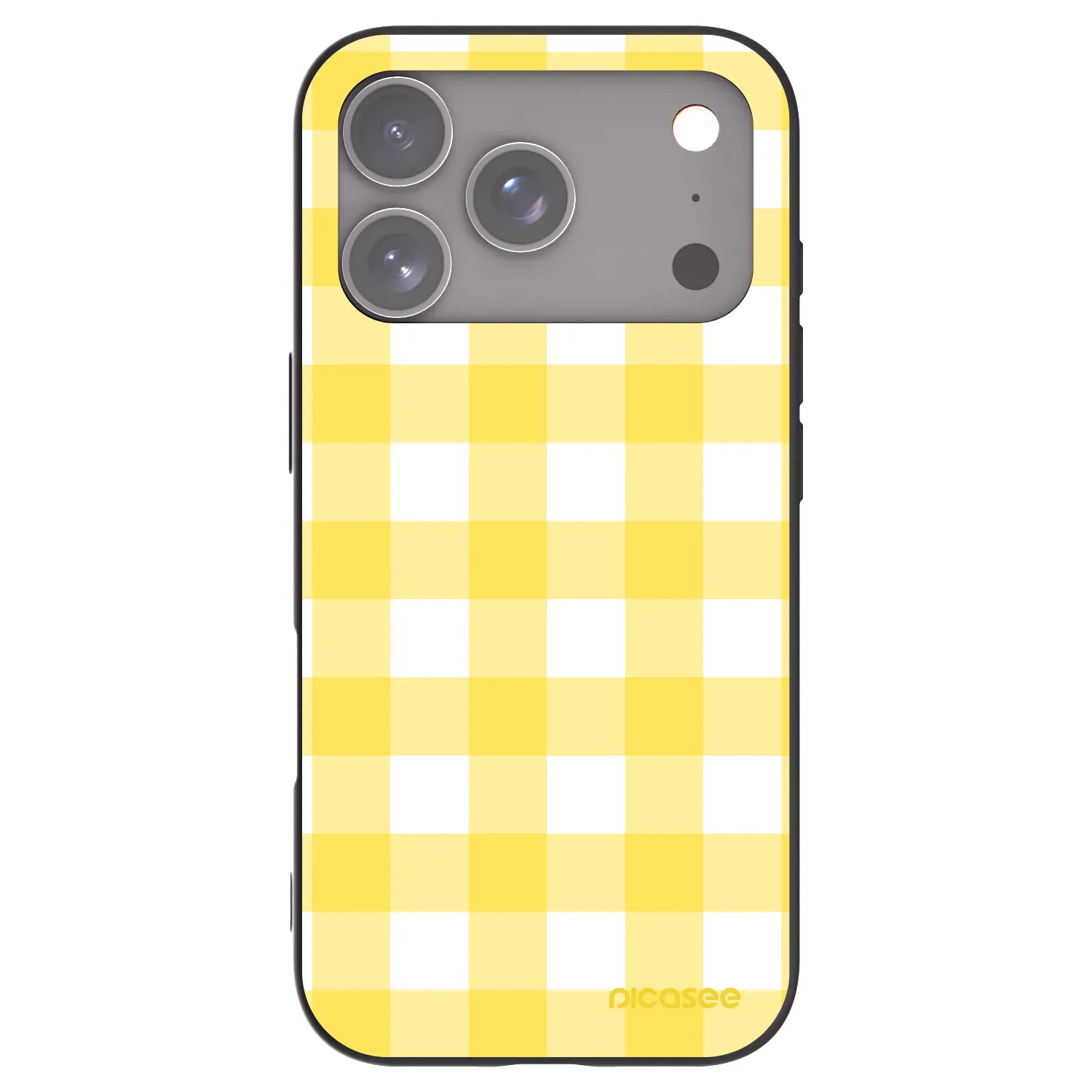 Picasee silikonový černý obal pro Apple iPhone 17 Pro - Gride lemon