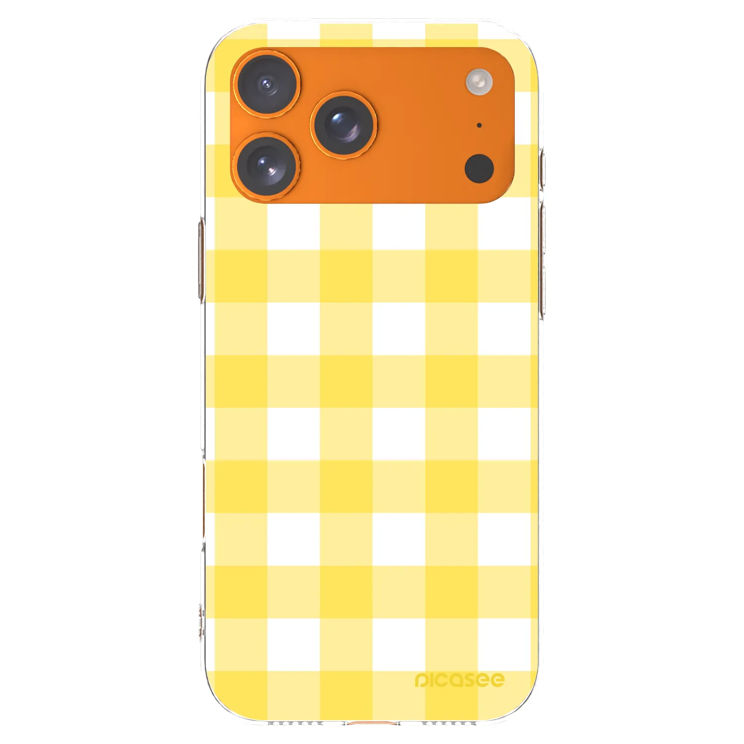 Picasee silikonový průhledný obal pro Apple iPhone 17 Pro Max - Gride lemon