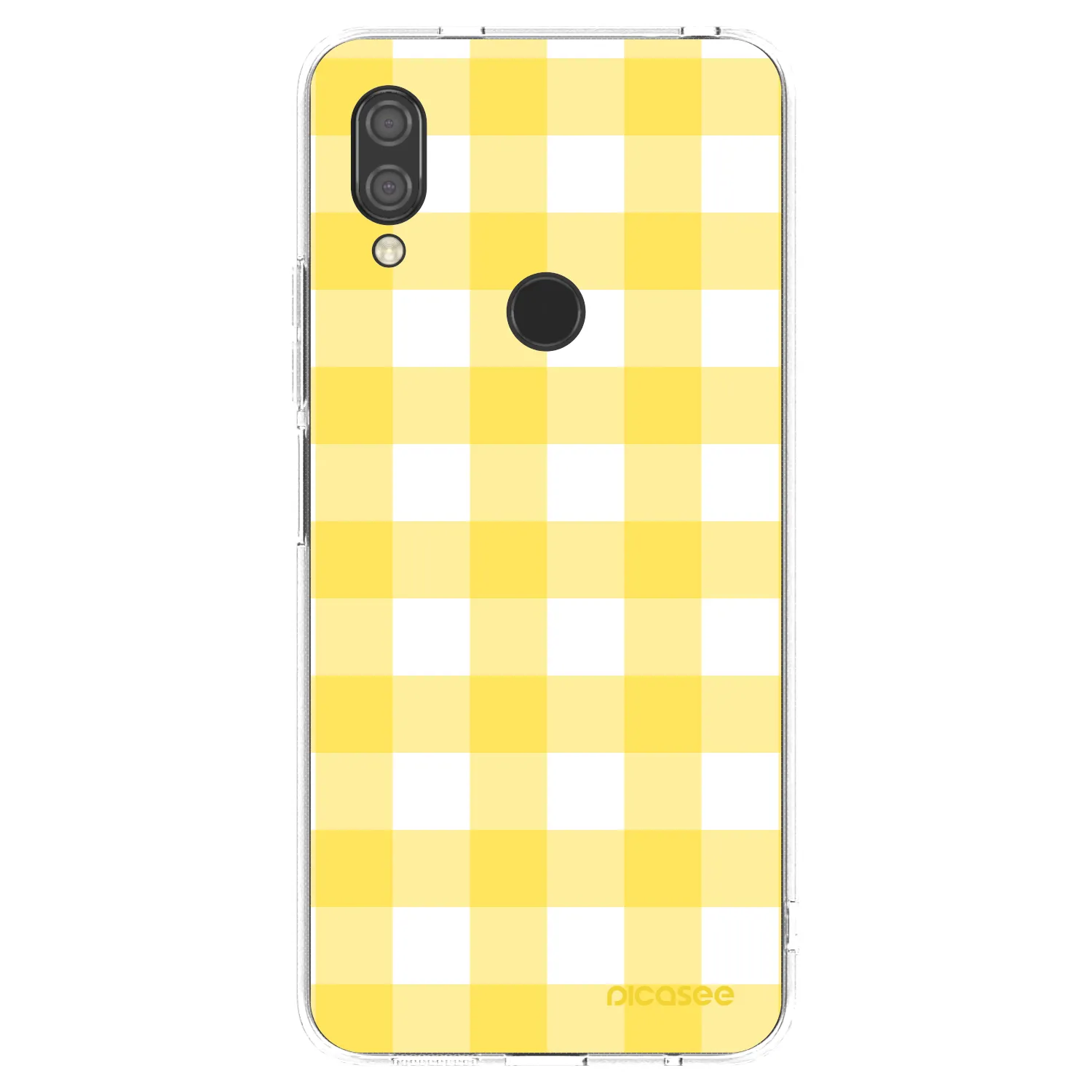 Picasee silikonový průhledný obal pro Xiaomi Redmi 7 - Gride lemon