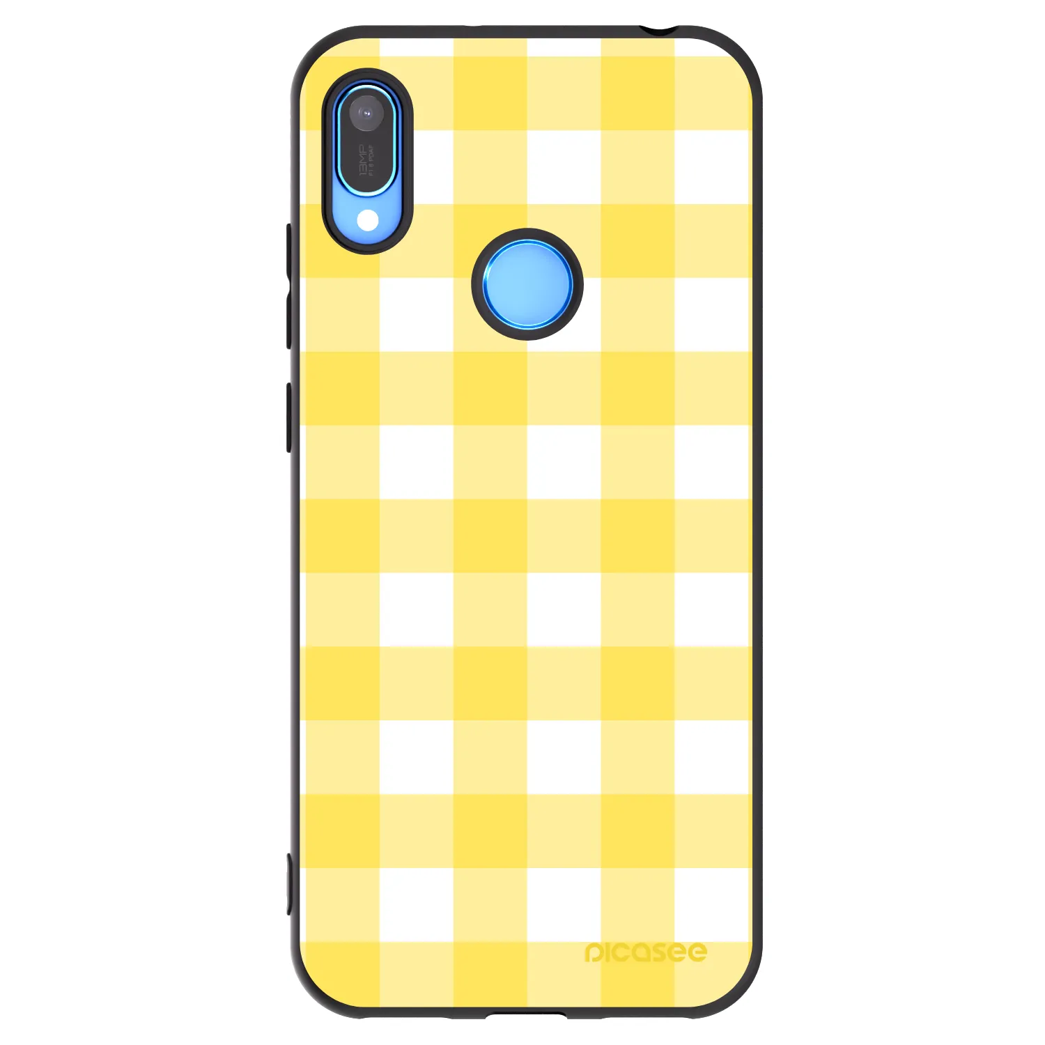 Picasee silikonový černý obal pro Huawei Y6 2019 - Gride lemon