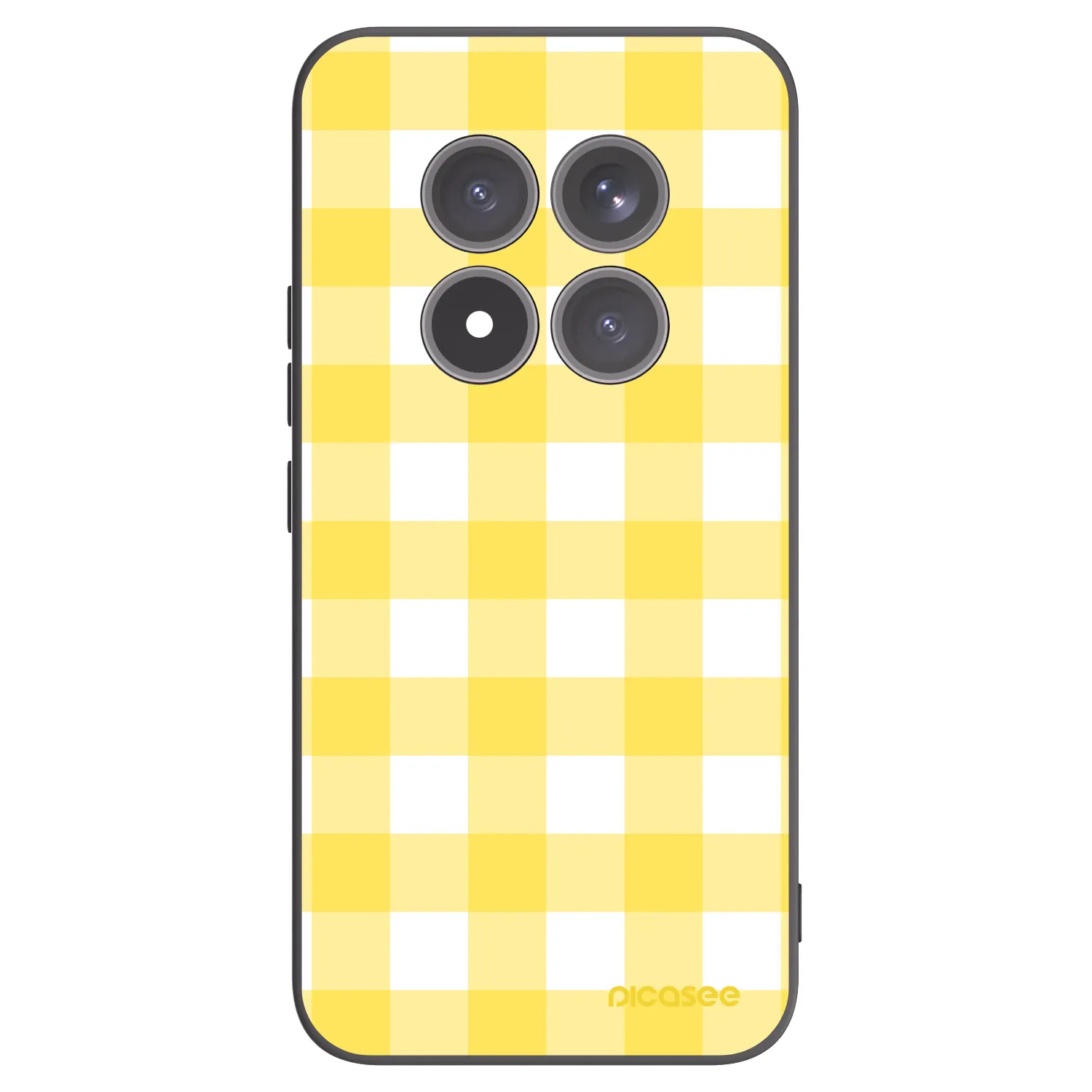 Picasee silikonový černý obal pro Xiaomi Redmi Note 15 Pro+ - Gride lemon