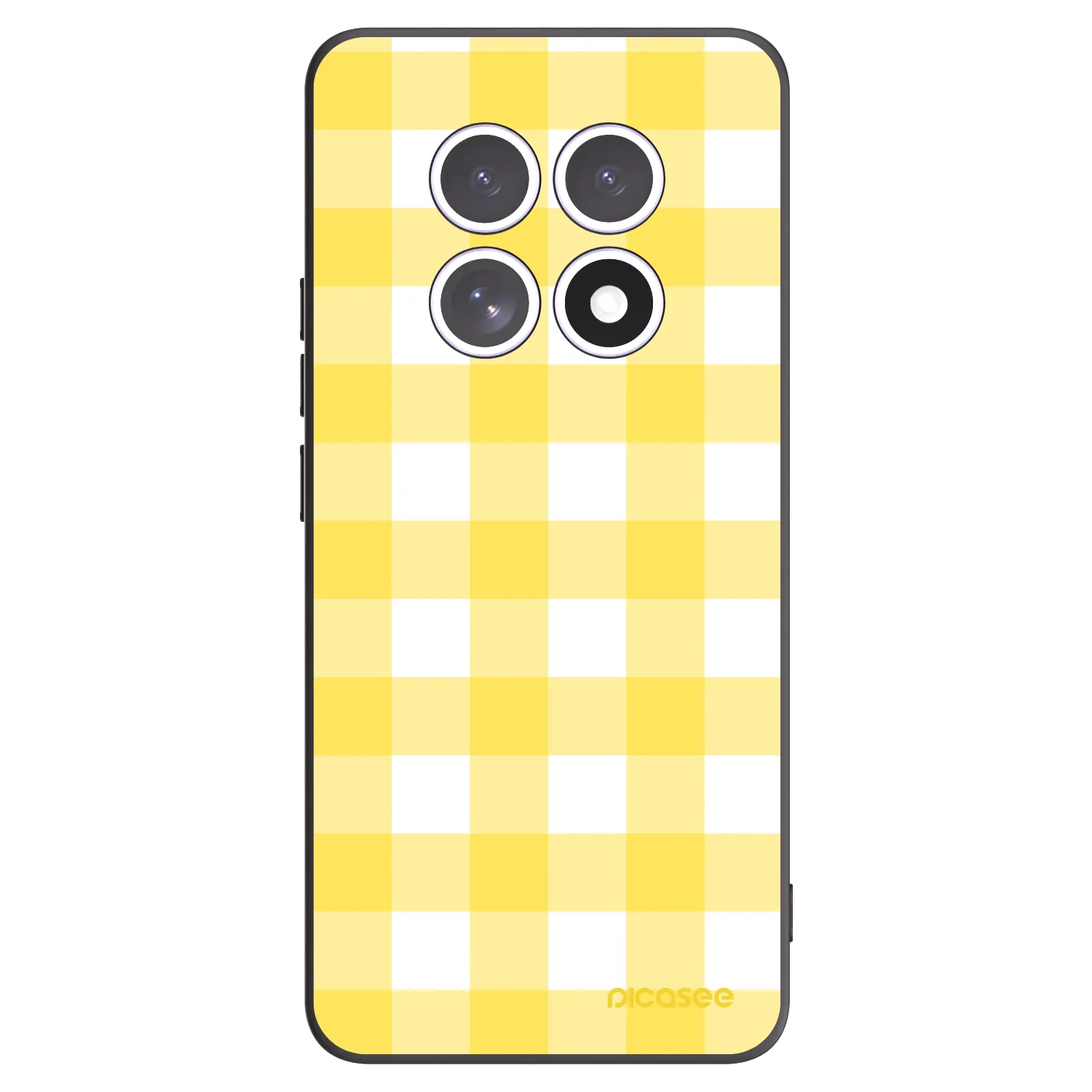 Picasee silikonový černý obal pro Xiaomi Redmi Note 15 4G - Gride lemon